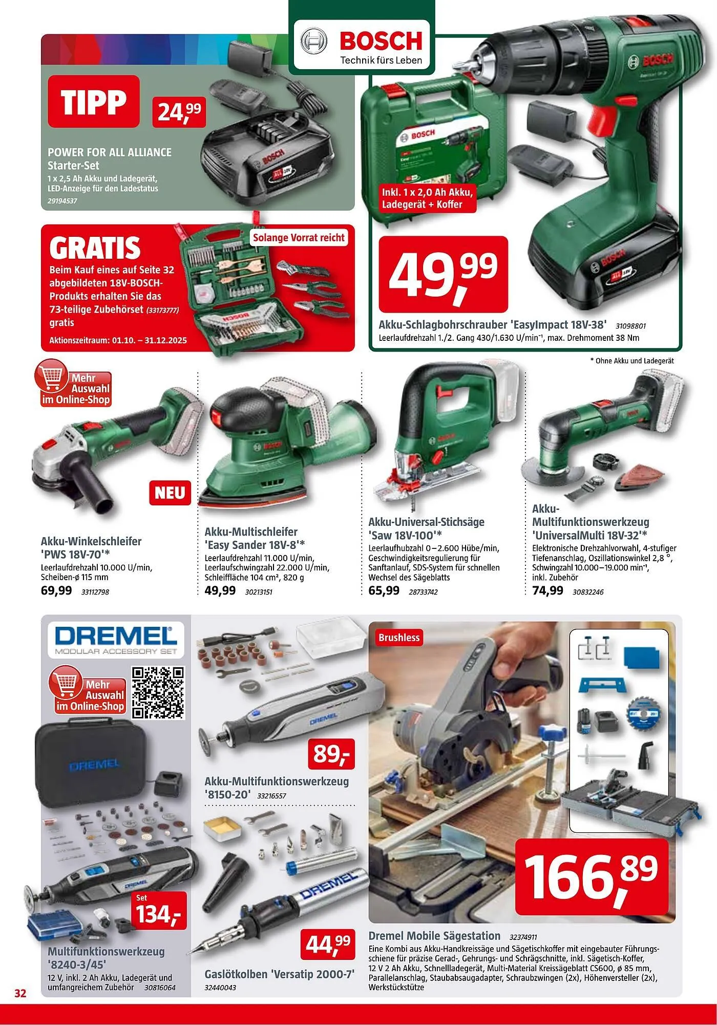 Bauhaus Prospekt von 1. November bis 29. November 2025 - Prospekt seite 32