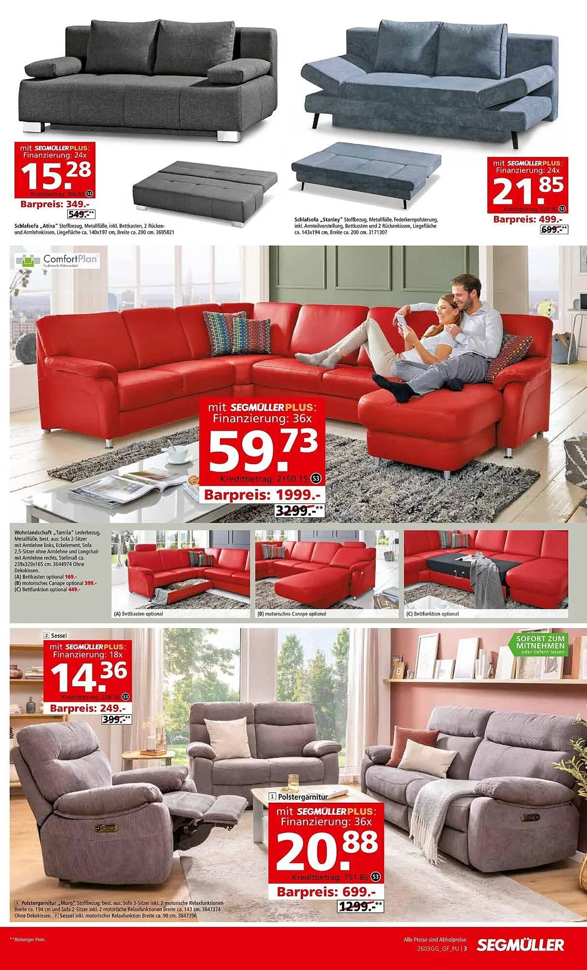 Segmüller Prospekt von 28. Februar bis 22. März 2026 - Prospekt seite 3