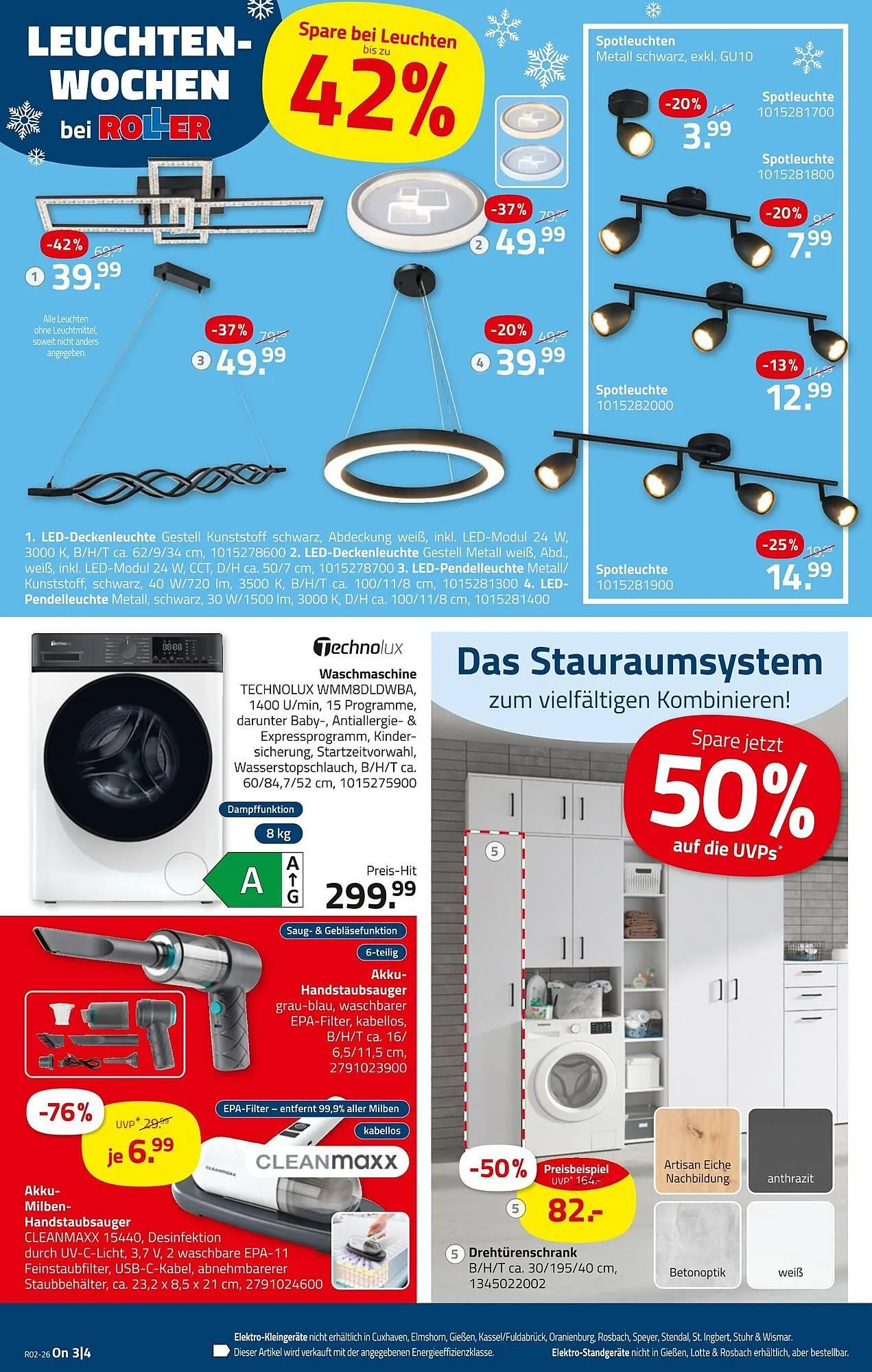 ROLLER Prospekt von 4. Januar bis 10. Januar 2026 - Prospekt seite 14