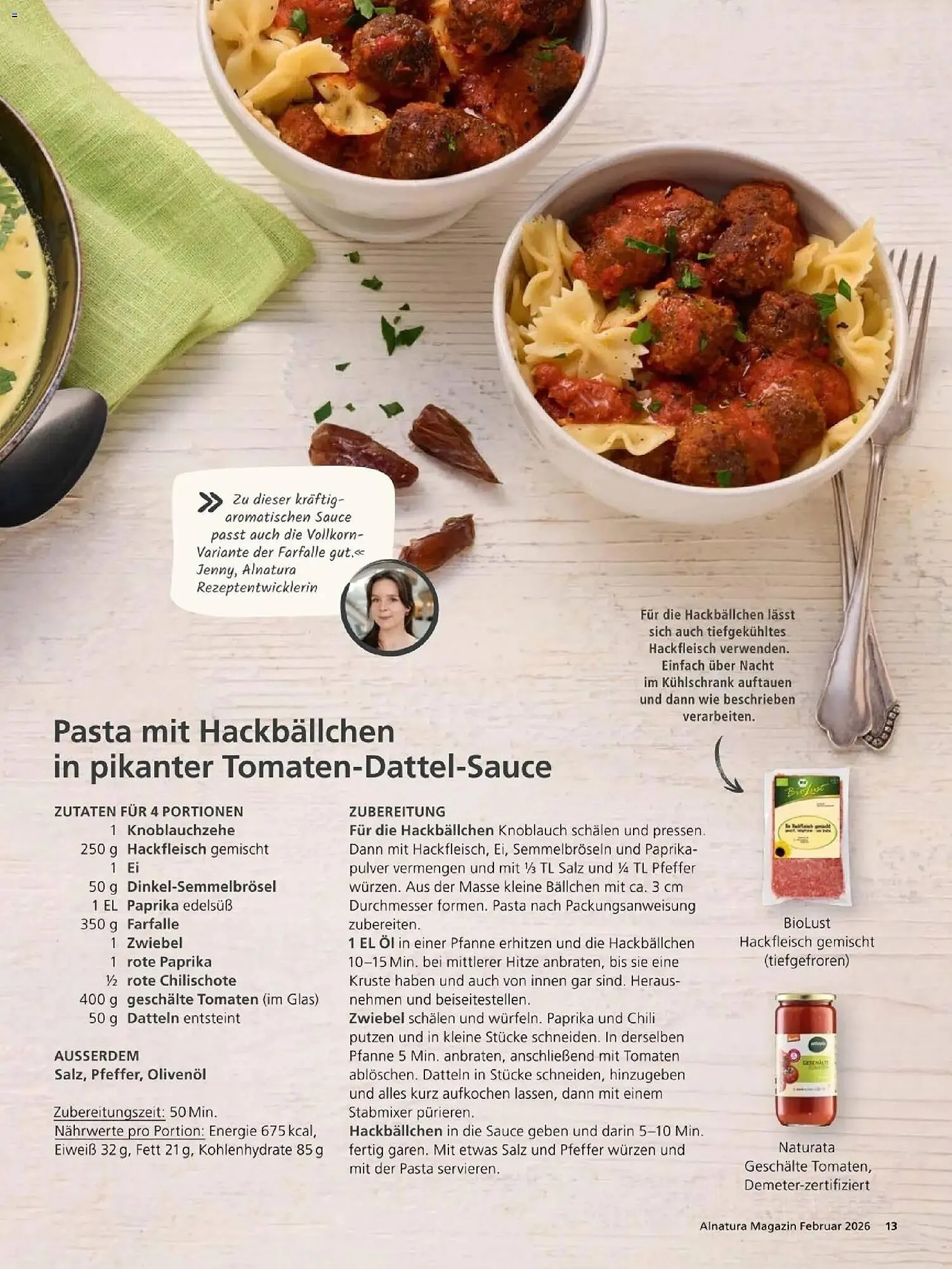 Alnatura Prospekt von 1. Februar bis 28. Februar 2026 - Prospekt seite 13