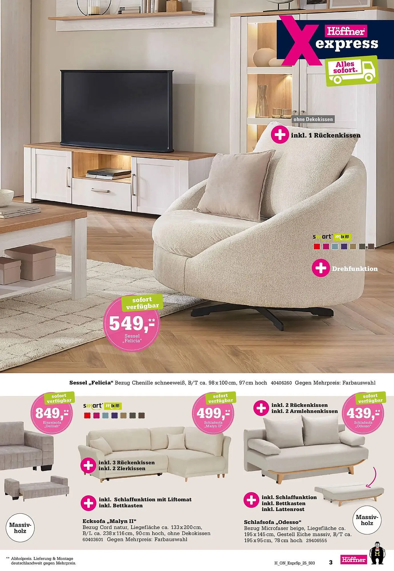 Höffner Prospekt von 11. November bis 18. November 2025 - Prospekt seite 3