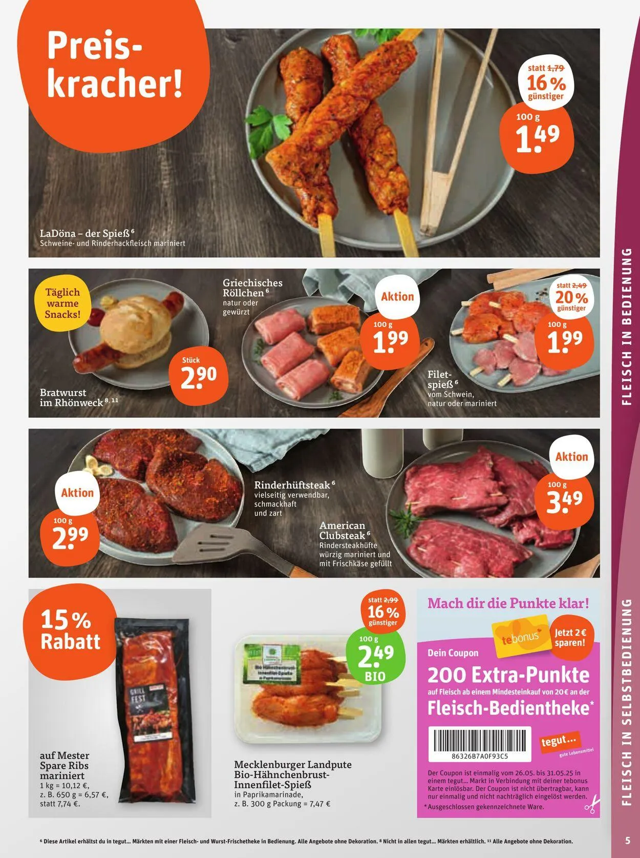 Tegut Aktueller Prospekt von 19. Mai bis 25. Mai 2025 - Prospekt seite 7