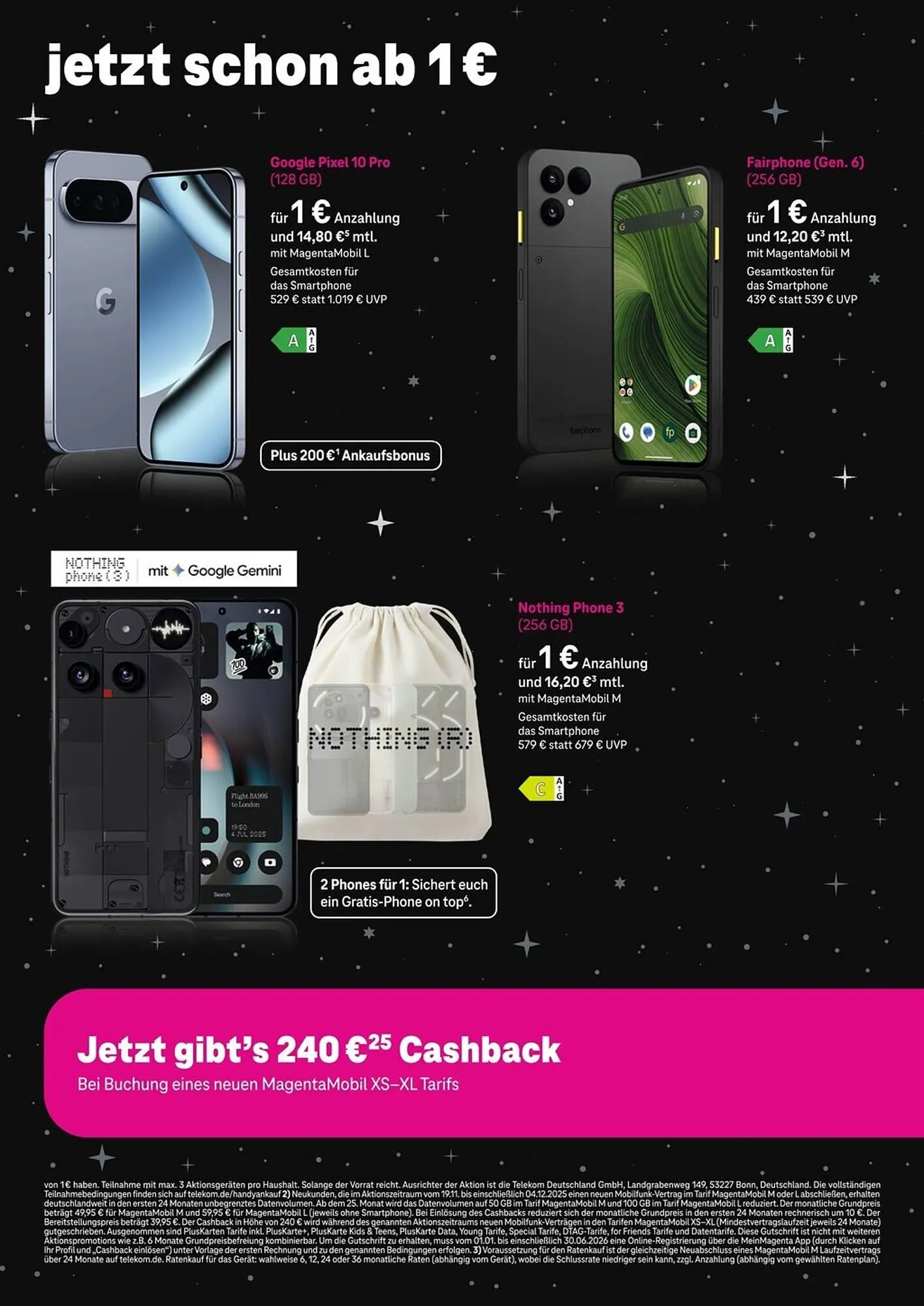 Telekom Shop Prospekt von 19. November bis 4. Dezember 2025 - Prospekt seite 3
