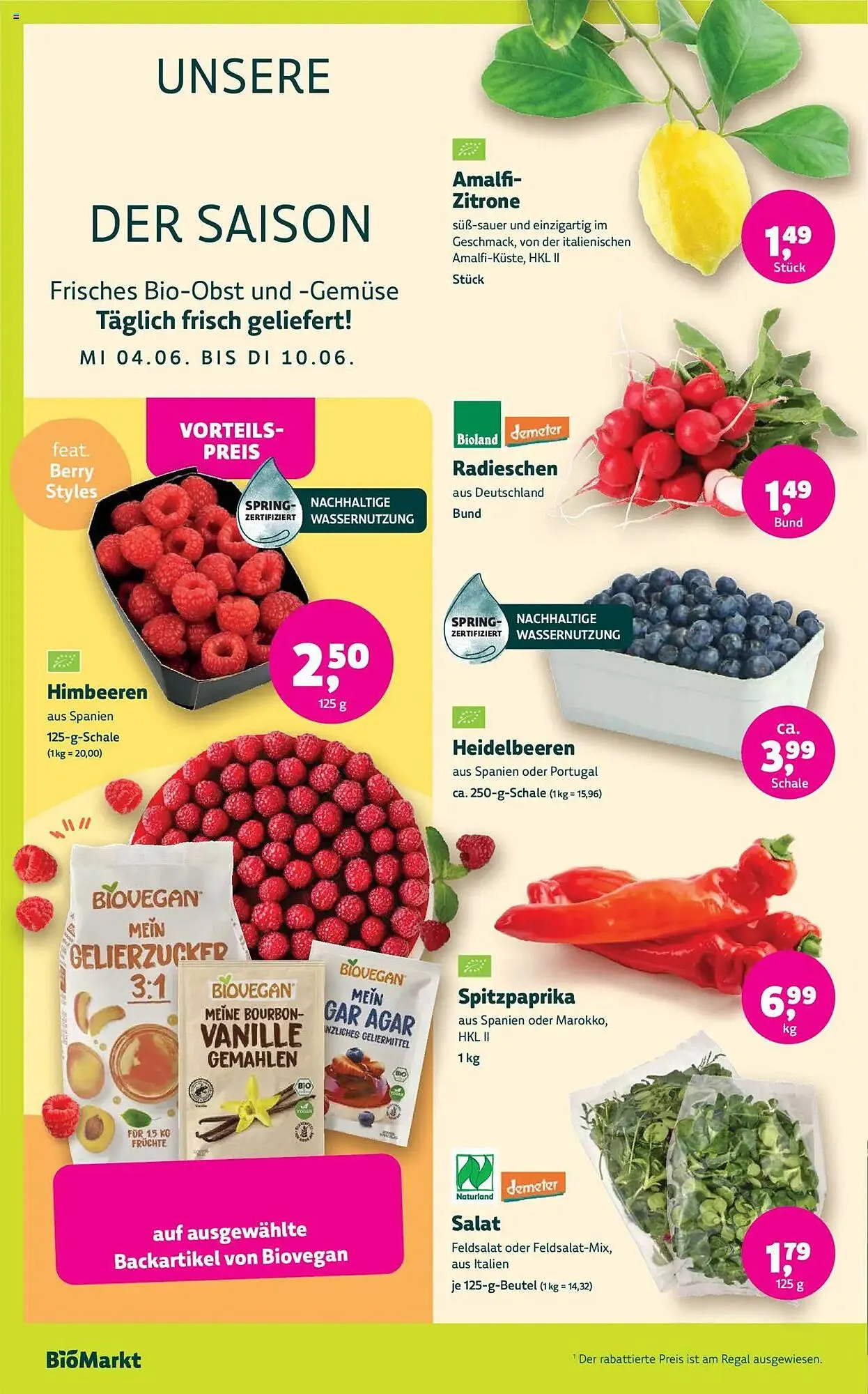 Biomarkt Prospekt von 4. Juni bis 17. Juni 2025 - Prospekt seite 2