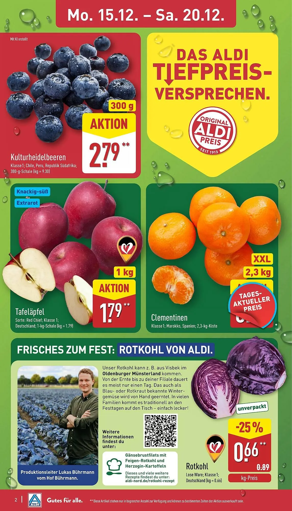 Aldi Nord Prospekt von 15. Dezember bis 20. Dezember 2025 - Prospekt seite 3