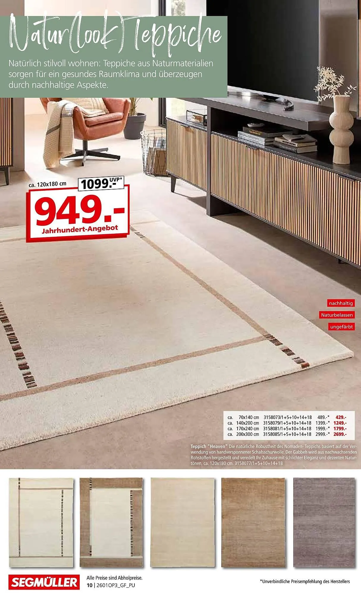 Segmüller Prospekt von 29. Dezember bis 29. März 2026 - Prospekt seite 10