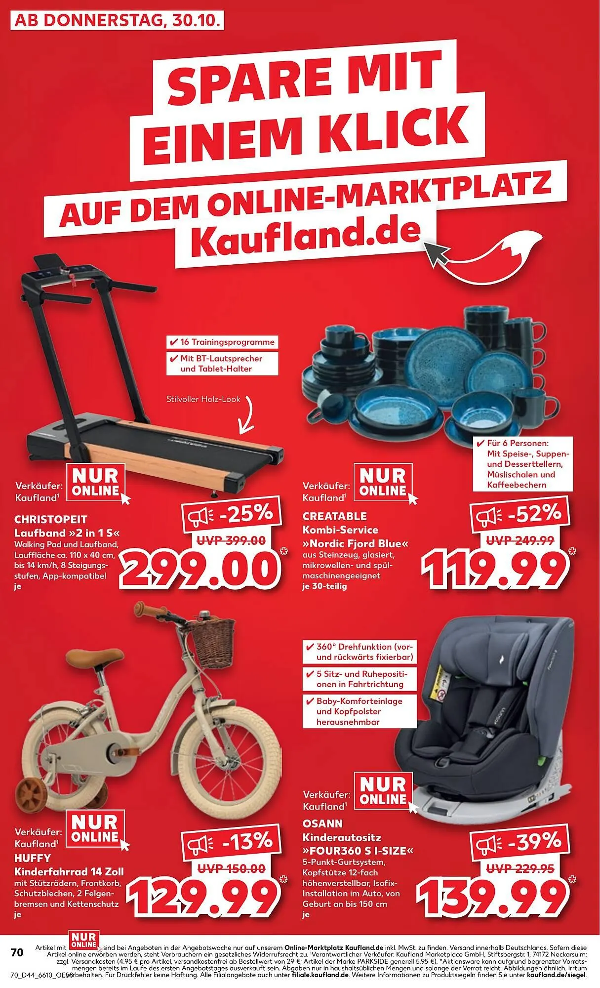 Kaufland Prospekt von 30. Oktober bis 5. November 2025 - Prospekt seite 70