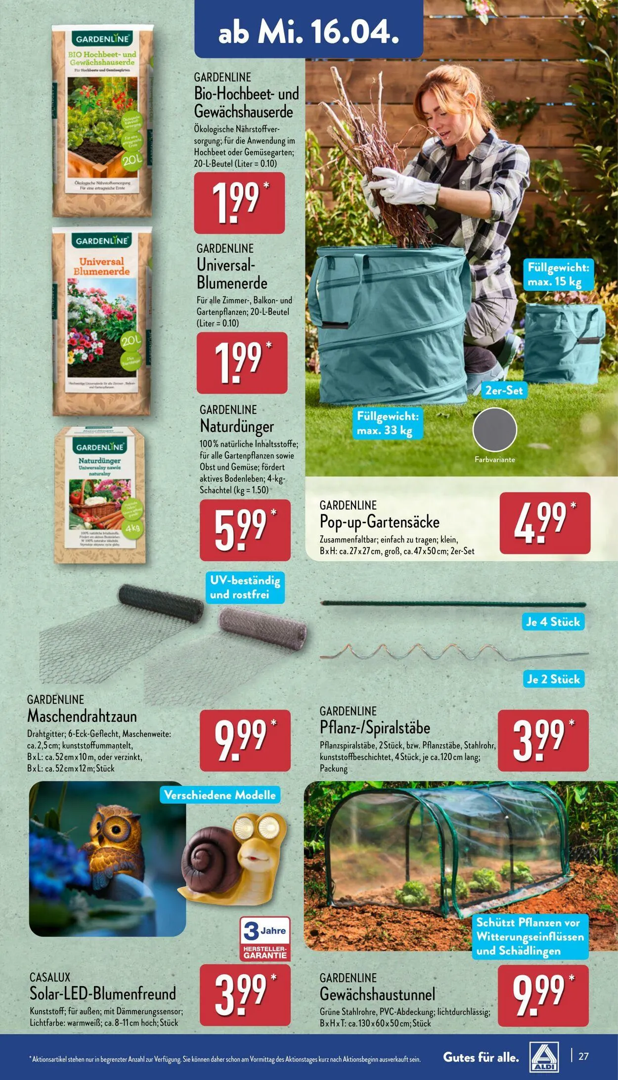 Aldi-Nord von 7. April bis 12. April 2025 - Prospekt seite 27