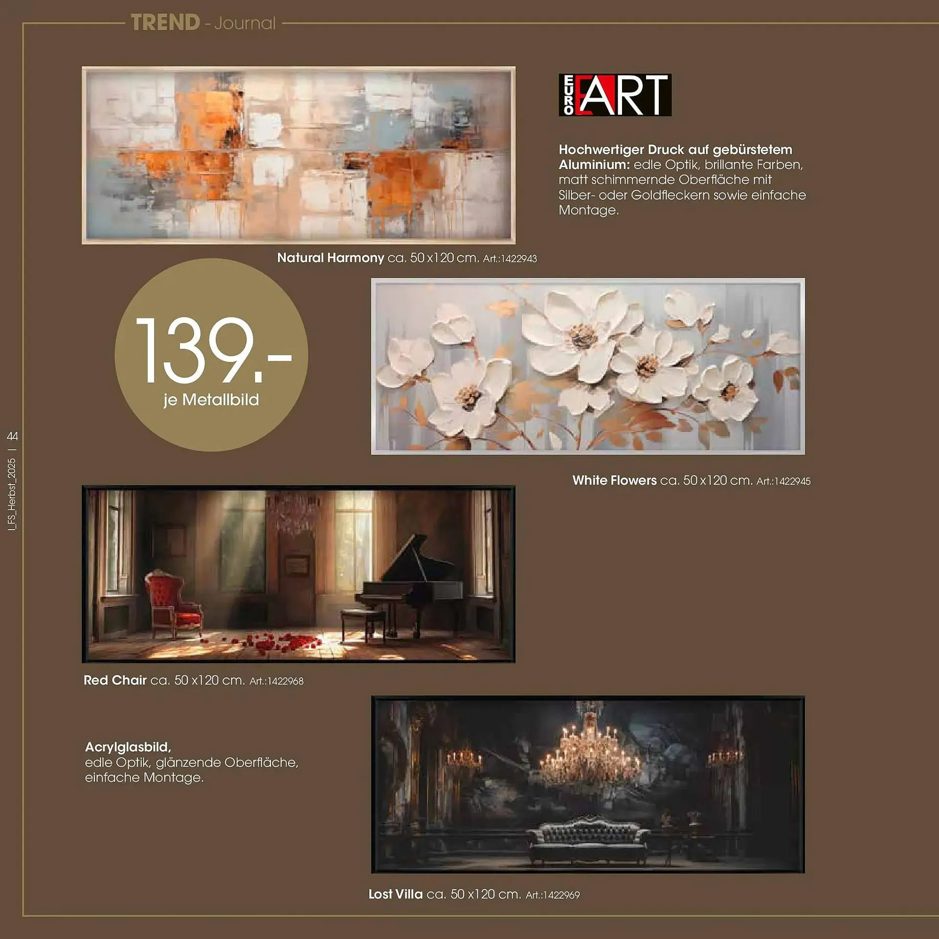 Zurbrüggen Prospekt von 19. Oktober bis 31. Januar 2026 - Prospekt seite 44