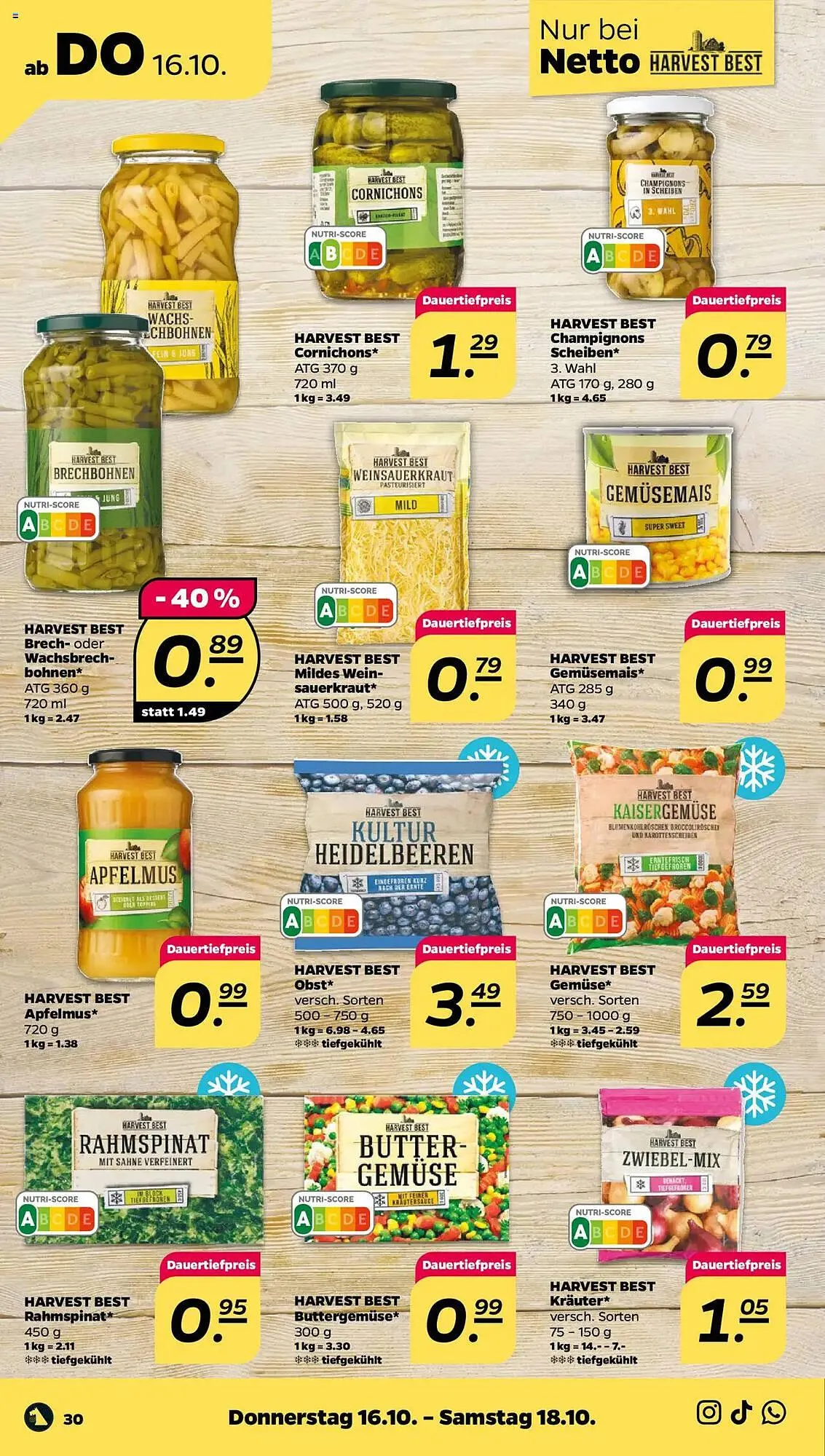 NETTO Prospekt von 13. Oktober bis 18. Oktober 2025 - Prospekt seite 30