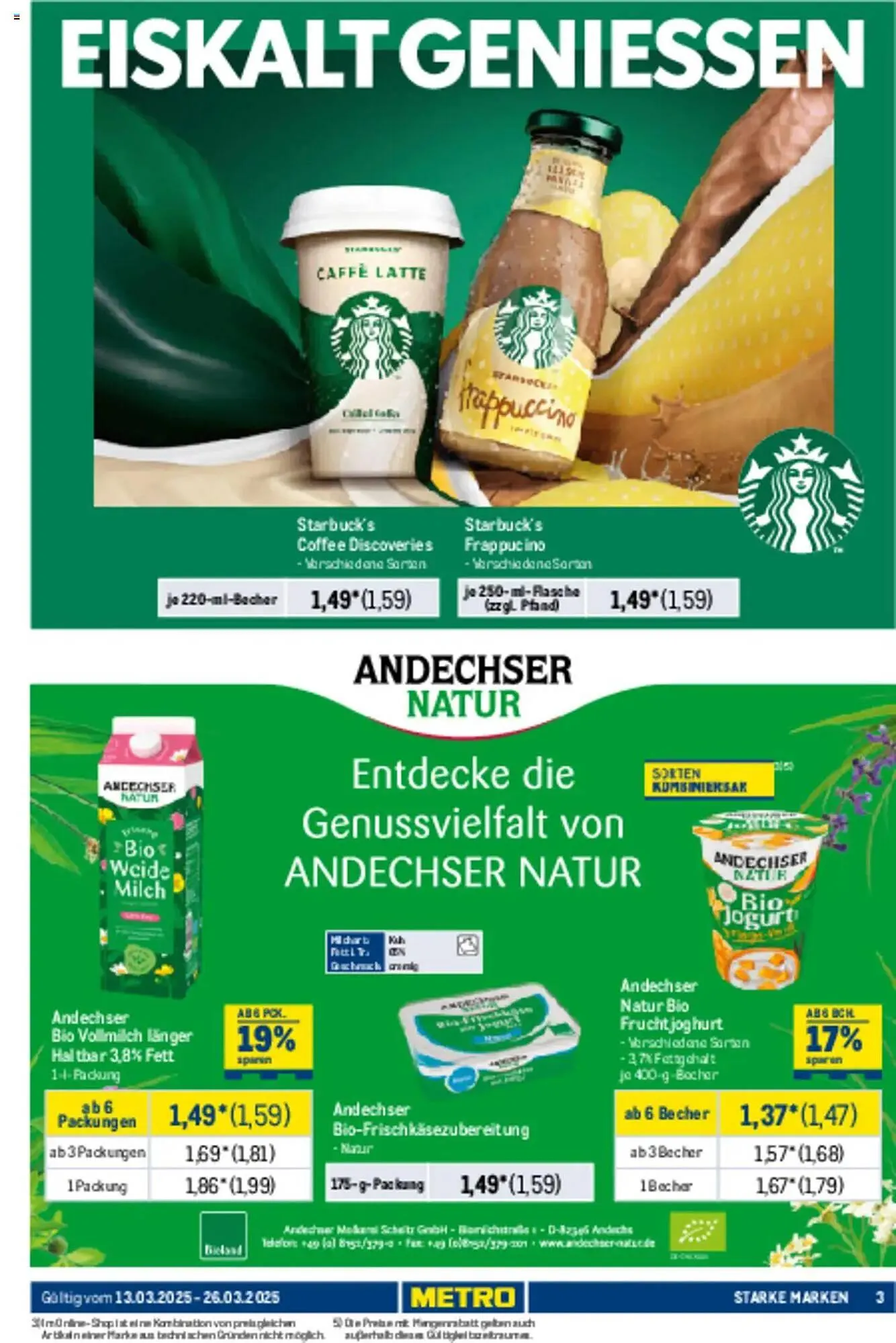 METRO Prospekt von 13. März bis 26. März 2025 - Prospekt seite 3