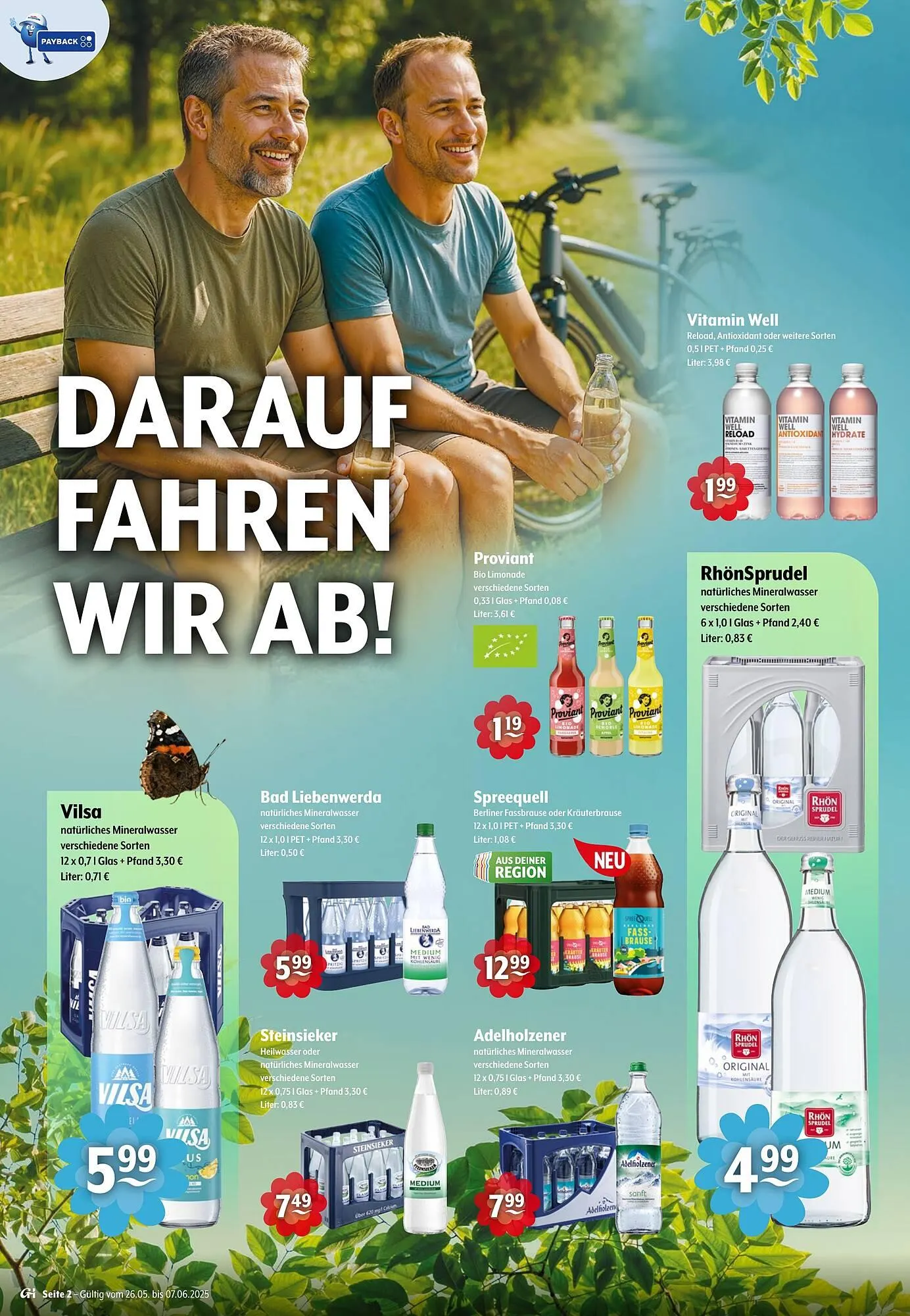 Getränke Hoffmann Prospekt von 26. Mai bis 31. Mai 2025 - Prospekt seite 2