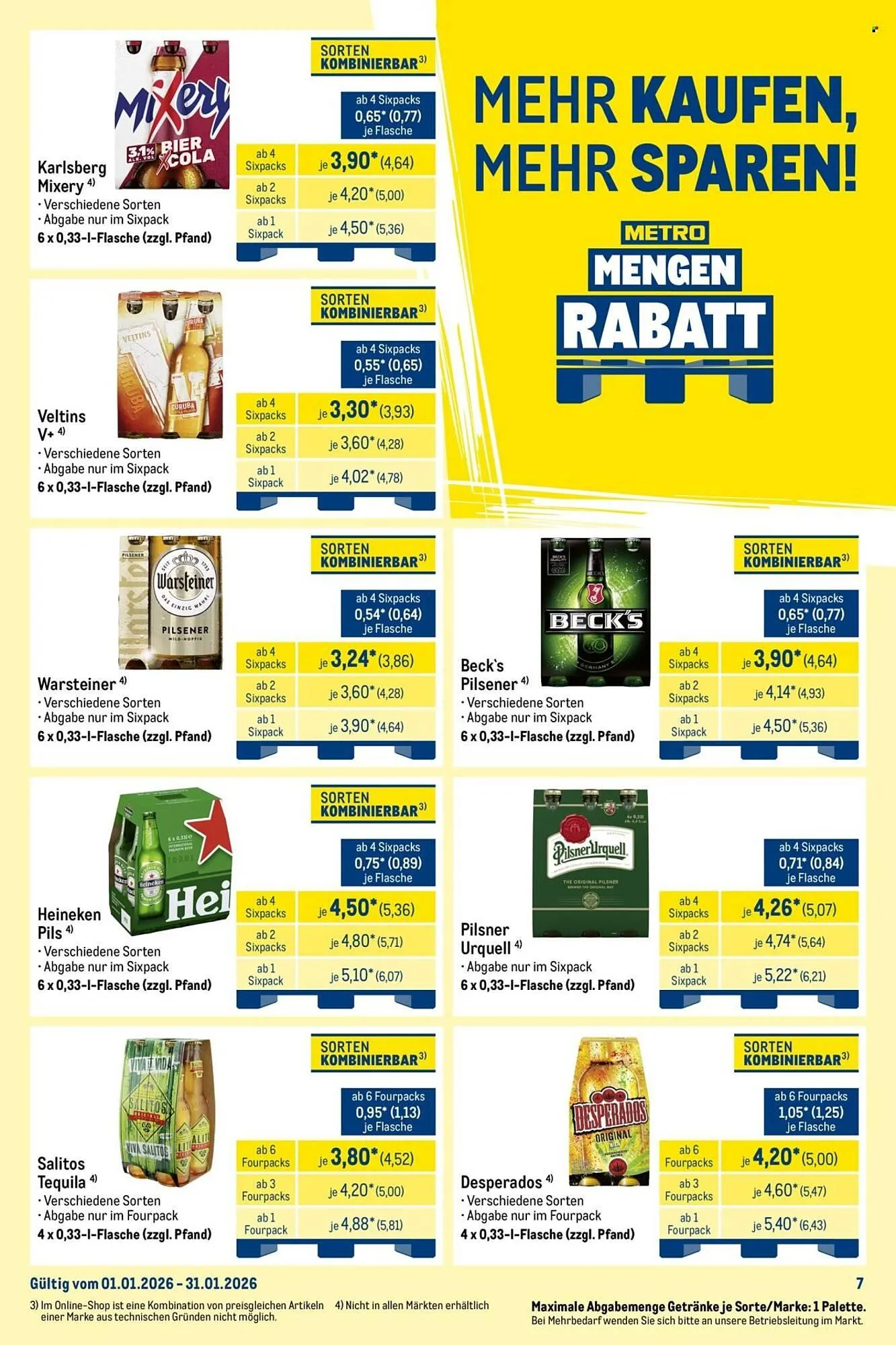 METRO Prospekt von 1. Januar bis 31. Januar 2026 - Prospekt seite 7