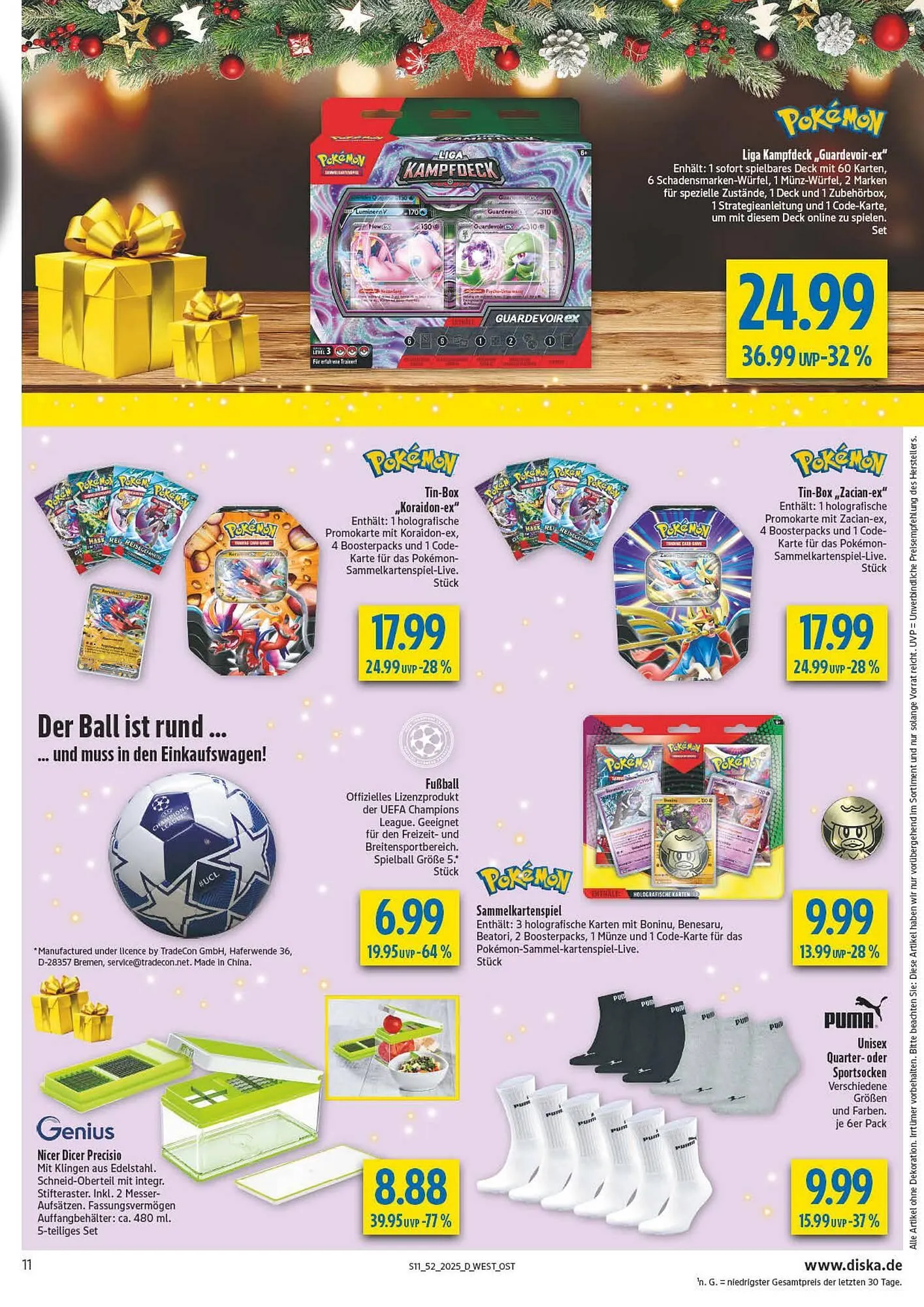 Diska Prospekt von 22. Dezember bis 27. Dezember 2025 - Prospekt seite 11