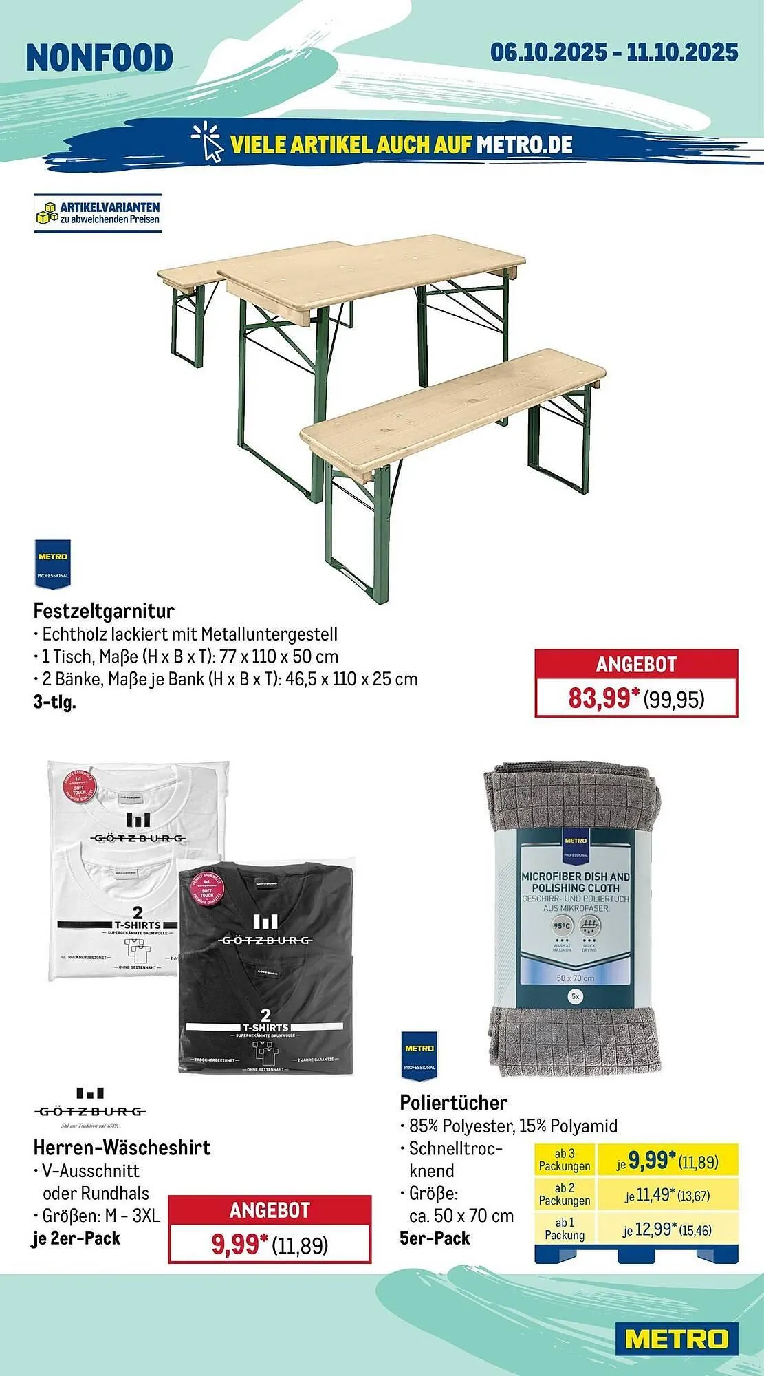 METRO Prospekt von 6. Oktober bis 11. Oktober 2025 - Prospekt seite 22