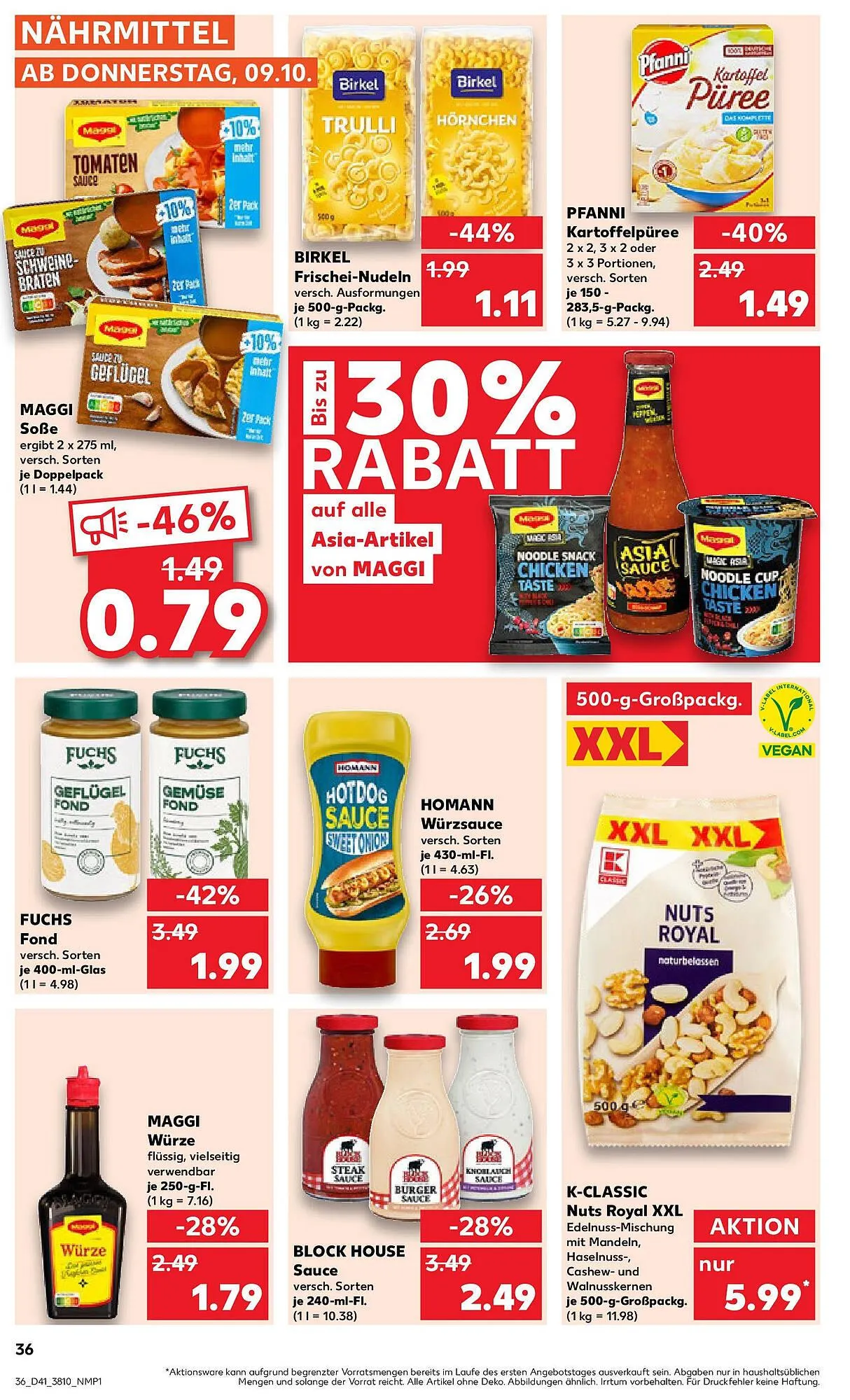Kaufland Prospekt von 12. Oktober bis 15. Oktober 2025 - Prospekt seite 36