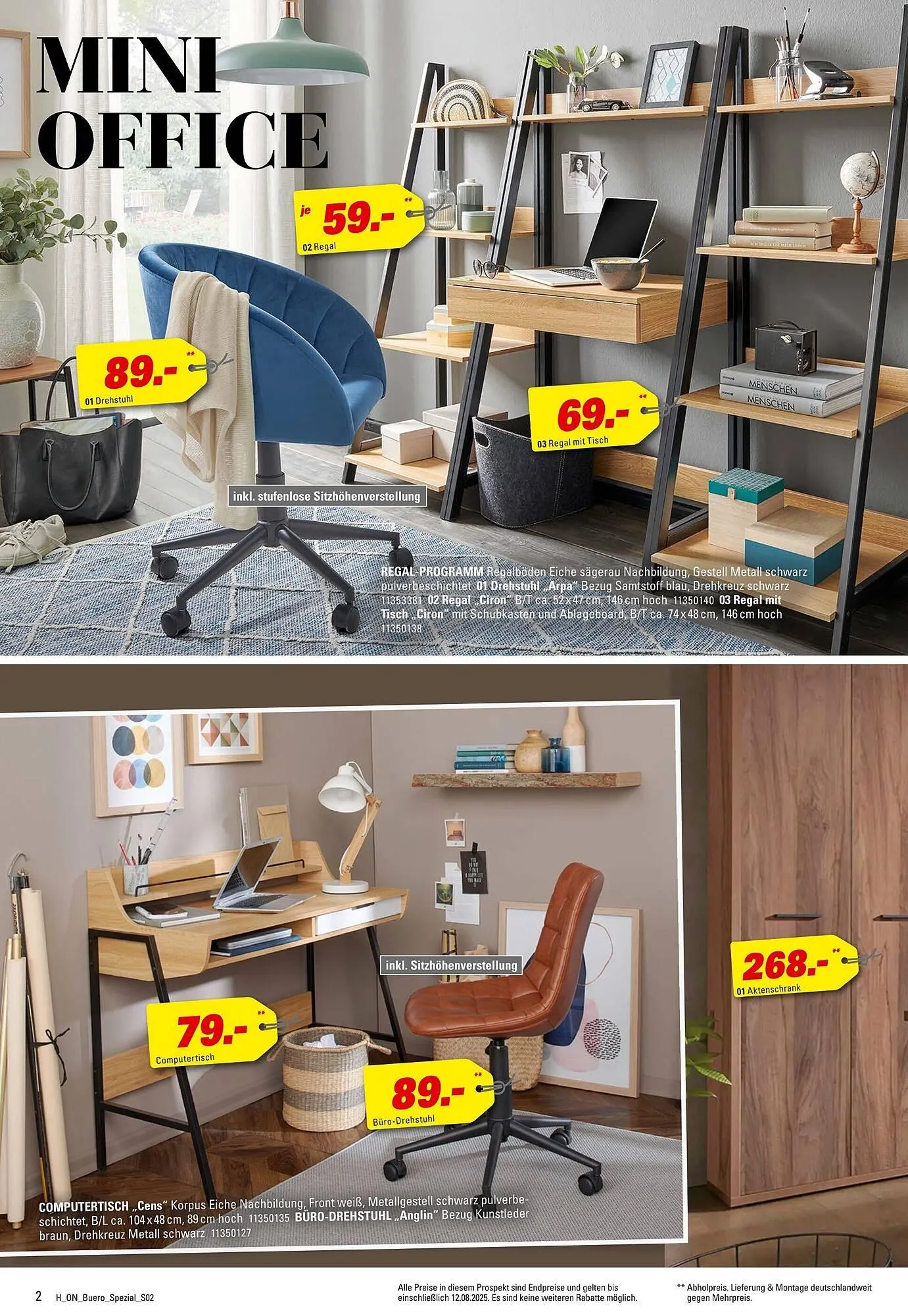 Höffner Prospekt von 30. Juli bis 12. August 2025 - Prospekt seite 2