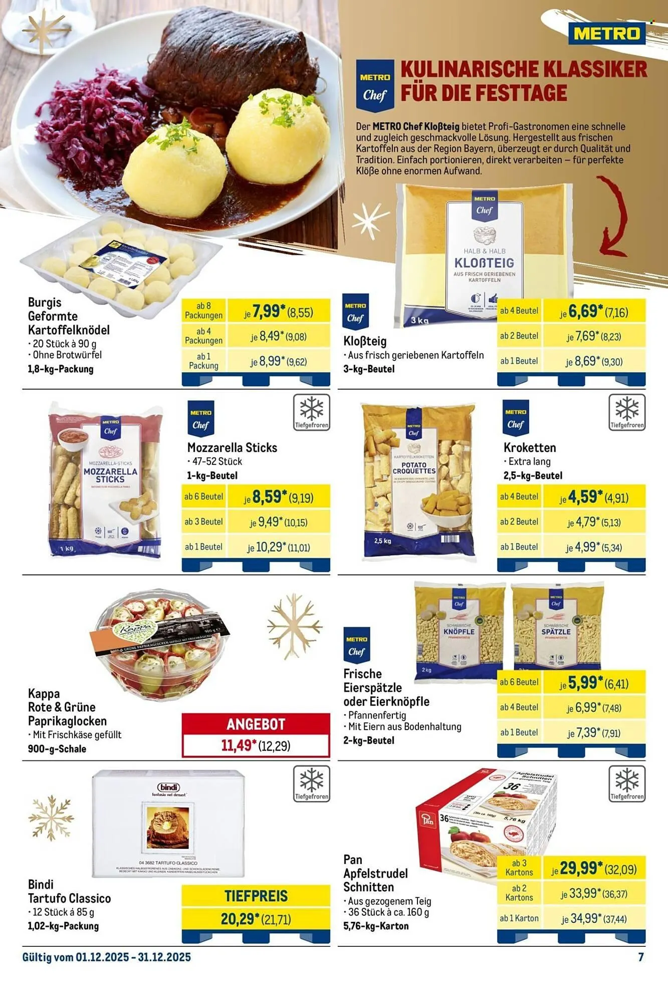 METRO Prospekt von 1. Dezember bis 31. Dezember 2025 - Prospekt seite 7
