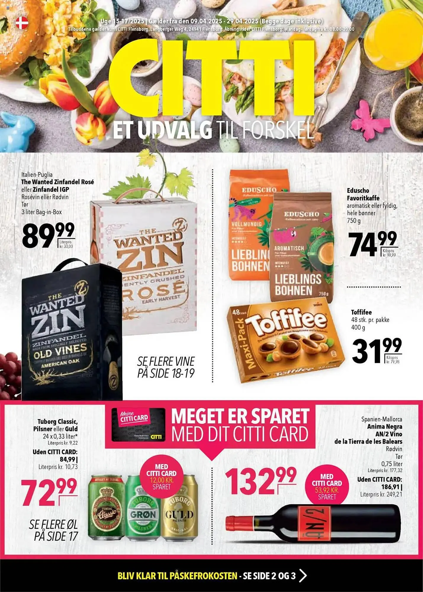 CITTI Markt Prospekt von 9. April bis 29. April 2025 - Prospekt seite 1