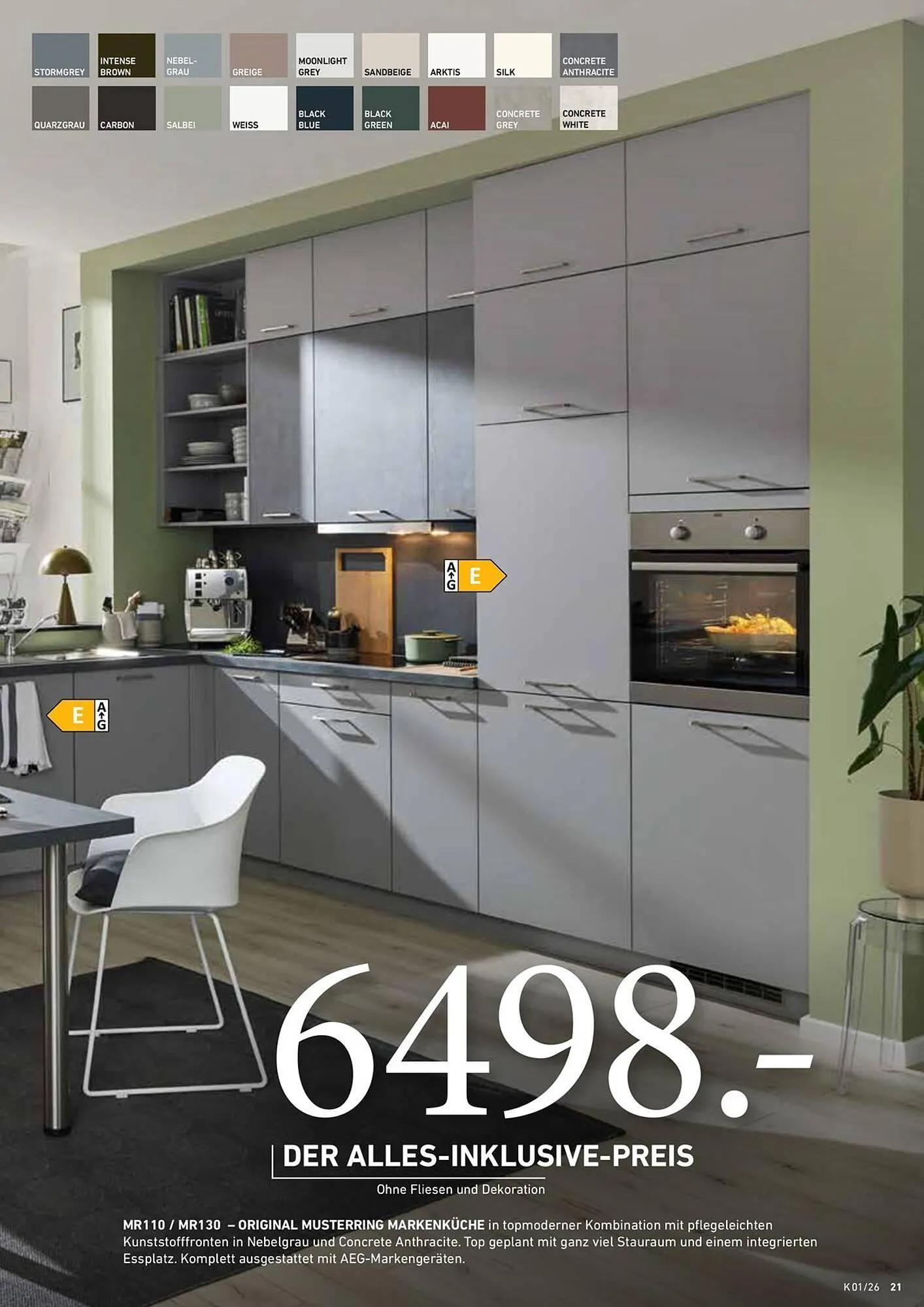 Küchen Aktuell Prospekt von 13. Januar bis 31. Dezember 2026 - Prospekt seite 21