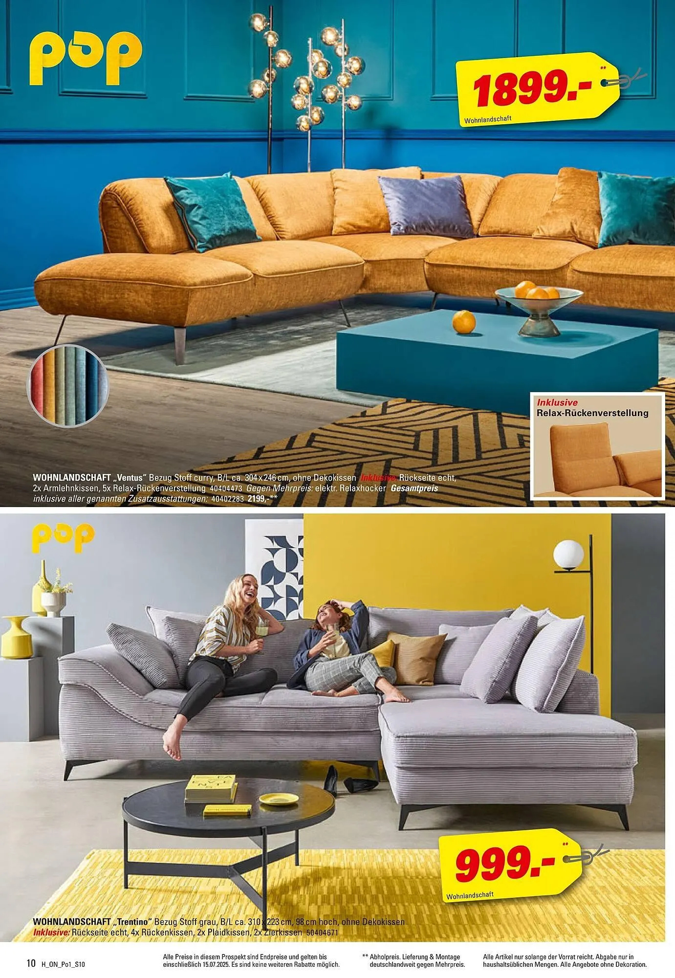 Höffner Prospekt von 4. Juni bis 15. Juli 2025 - Prospekt seite 10