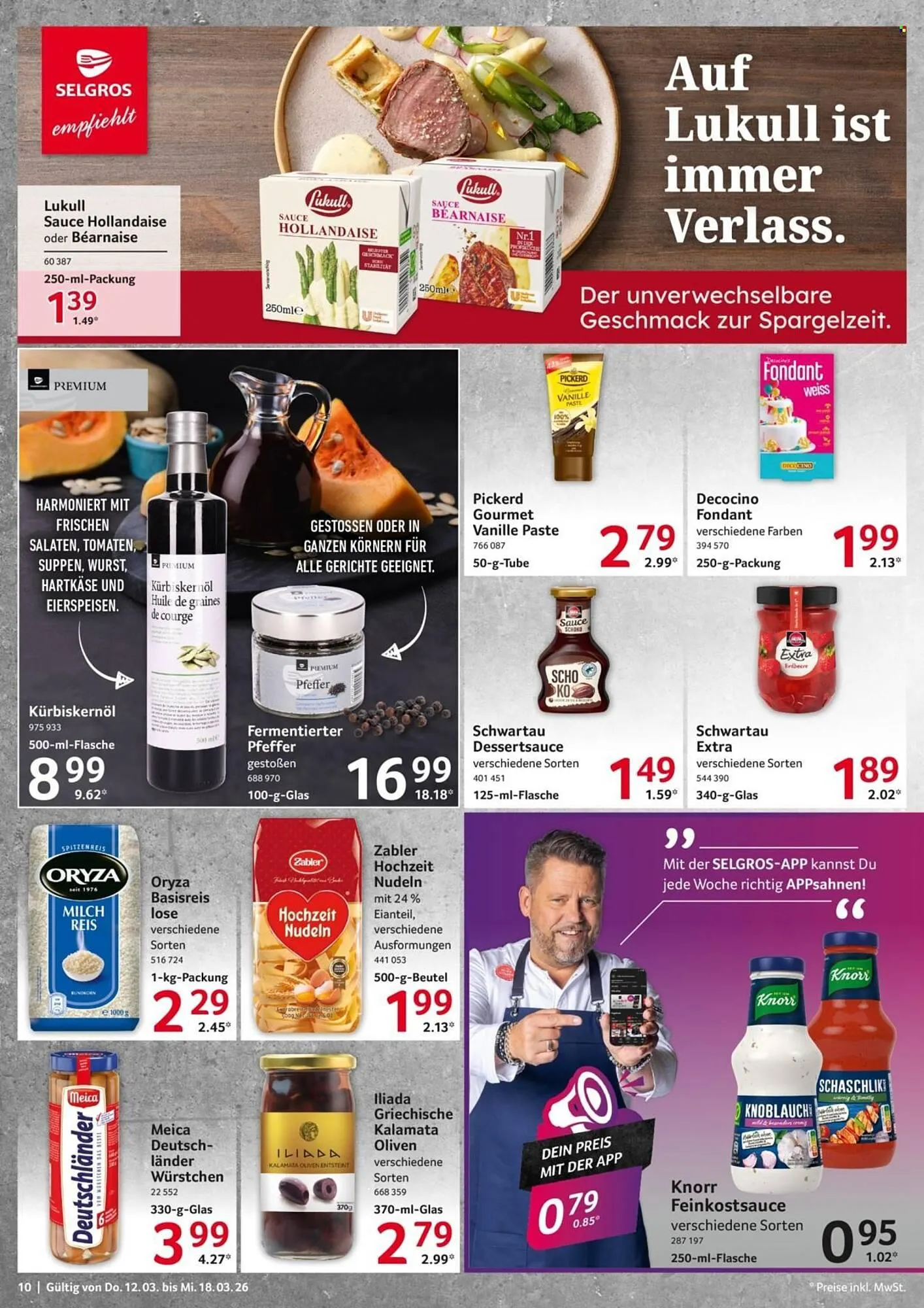 Selgros Prospekt von 12. März bis 18. März 2026 - Prospekt seite 10