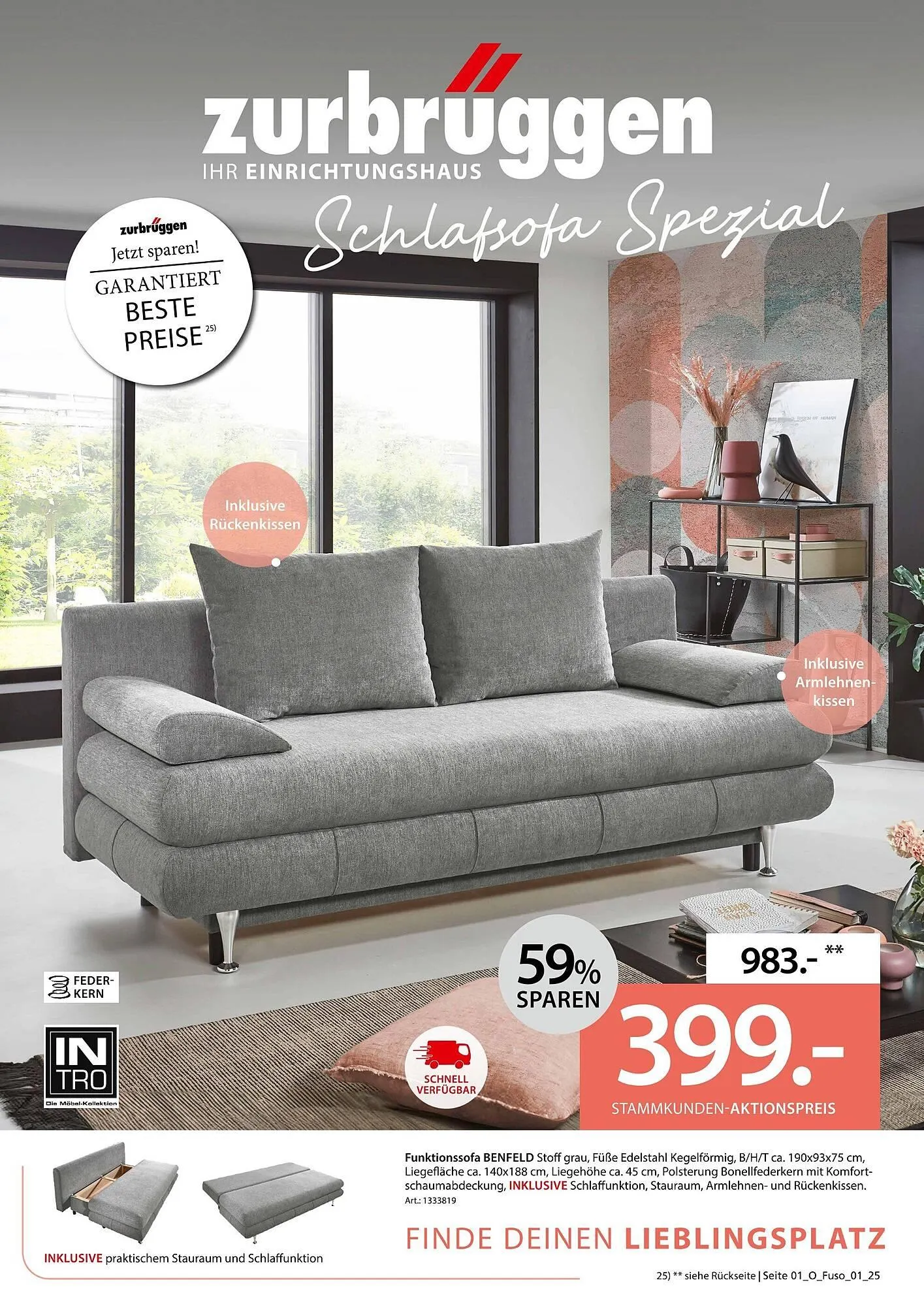 Zurbrüggen Prospekt von 16. April bis 31. Mai 2025 - Prospekt seite 1