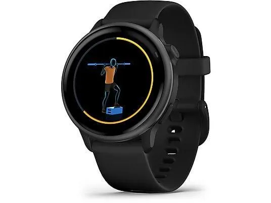 GARMIN vivoactive 6 Smartwatch Silikon, Schwarz