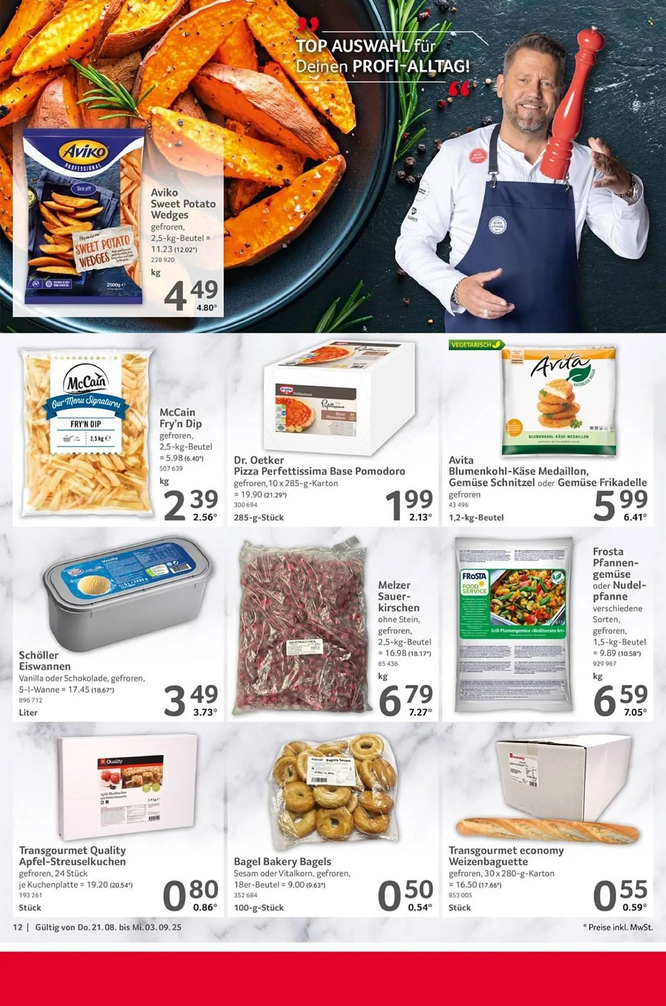 Selgros Prospekt von 21. August bis 3. September 2025 - Prospekt seite 12