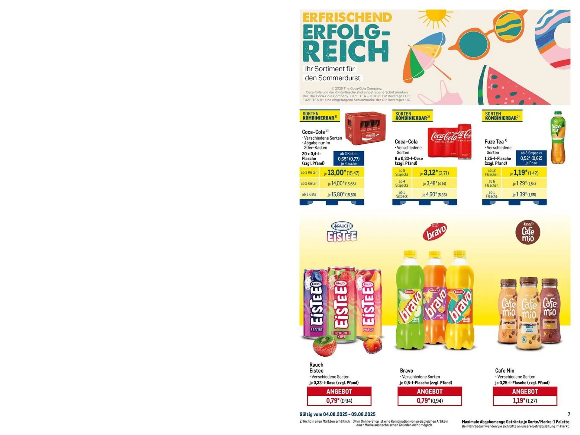 METRO Prospekt von 4. August bis 9. August 2025 - Prospekt seite 7