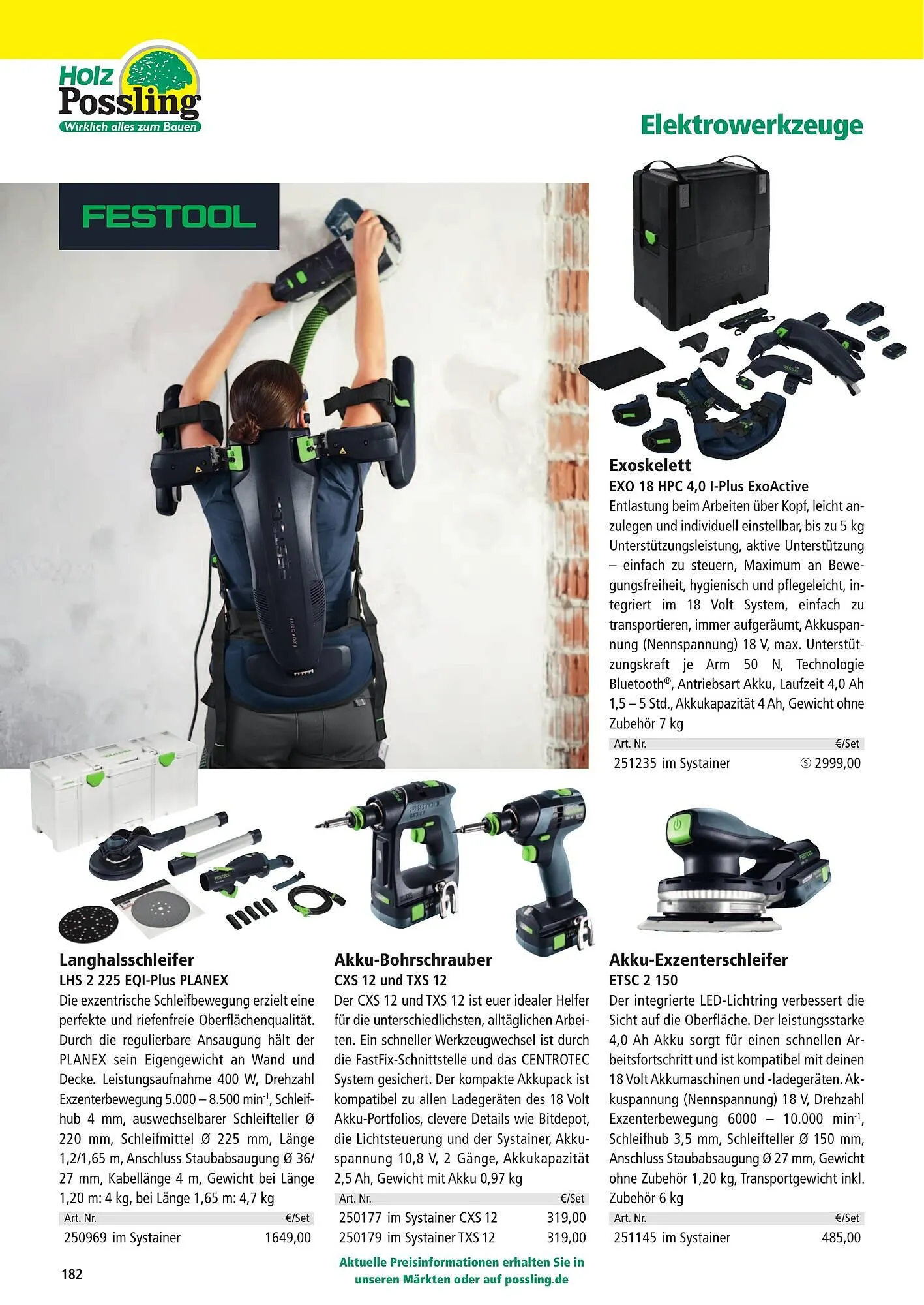 Holz Possling Prospekt von 1. April bis 31. Juli 2026 - Prospekt seite 182