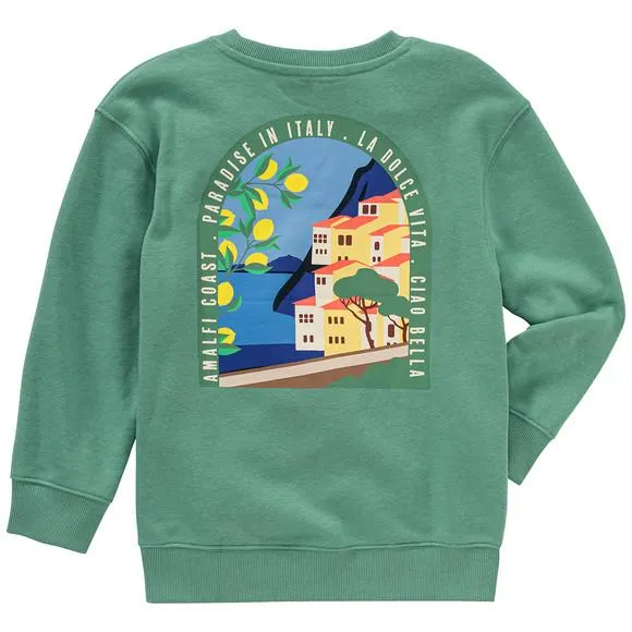 Jungen Sweatshirt mit Backprint