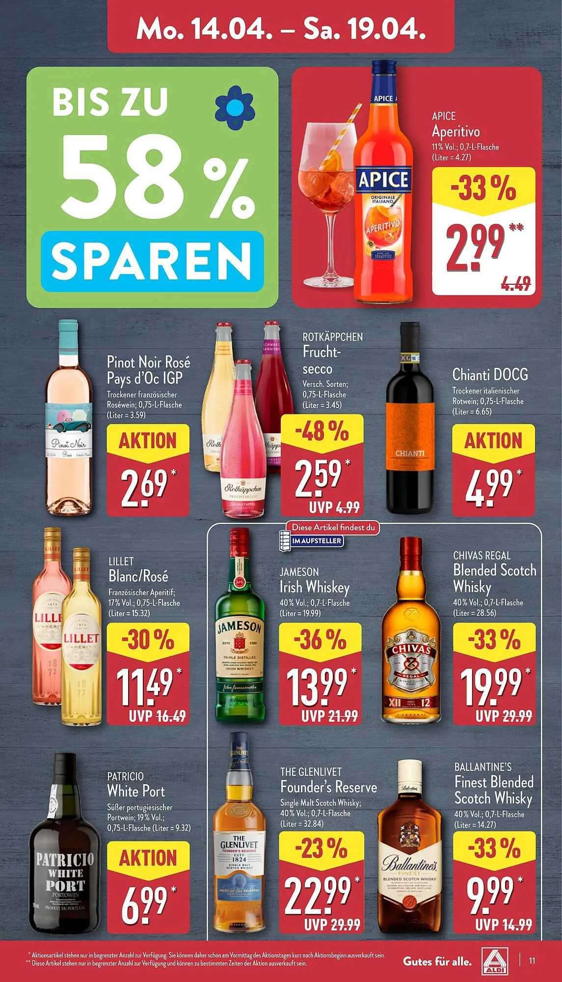 Aldi Nord Prospekt von 14. April bis 19. April 2025 - Prospekt seite 11
