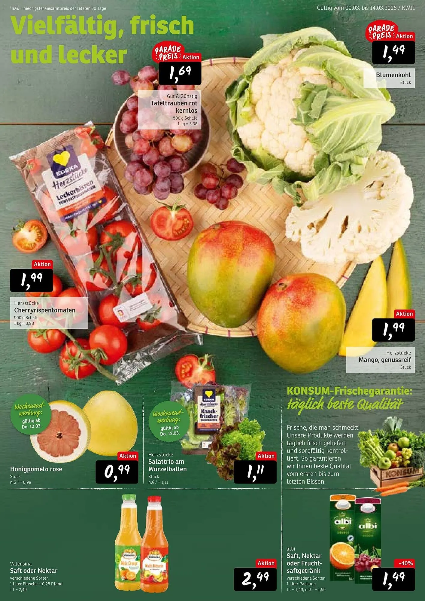 KONSUM Prospekt von 9. März bis 14. März 2026 - Prospekt seite 5