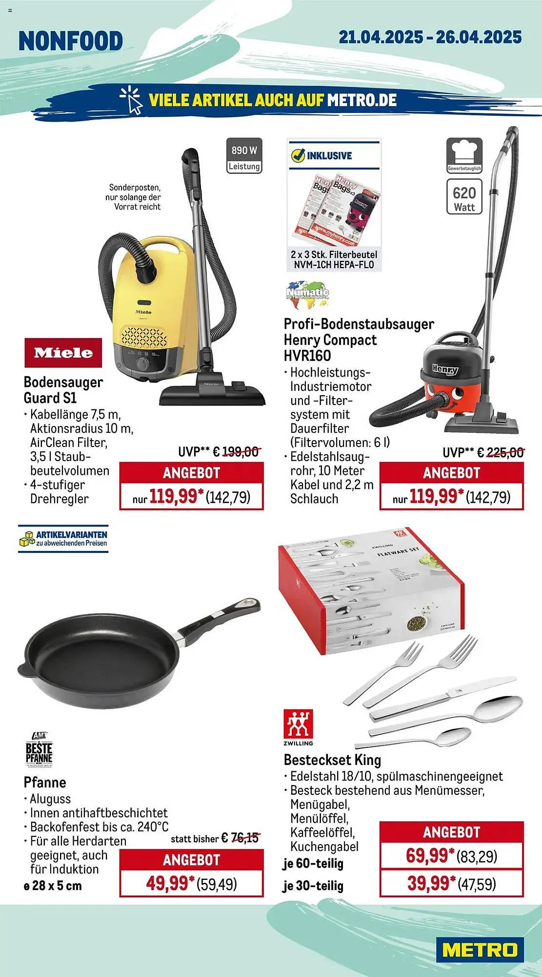 METRO Prospekt von 21. April bis 26. April 2025 - Prospekt seite 16