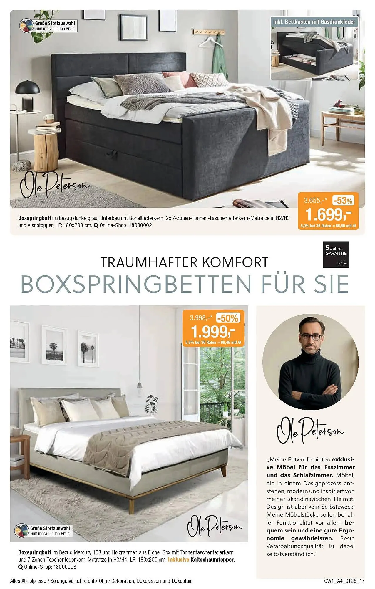 Opti Wohnwelt Prospekt von 18. Dezember bis 28. Januar 2026 - Prospekt seite 17