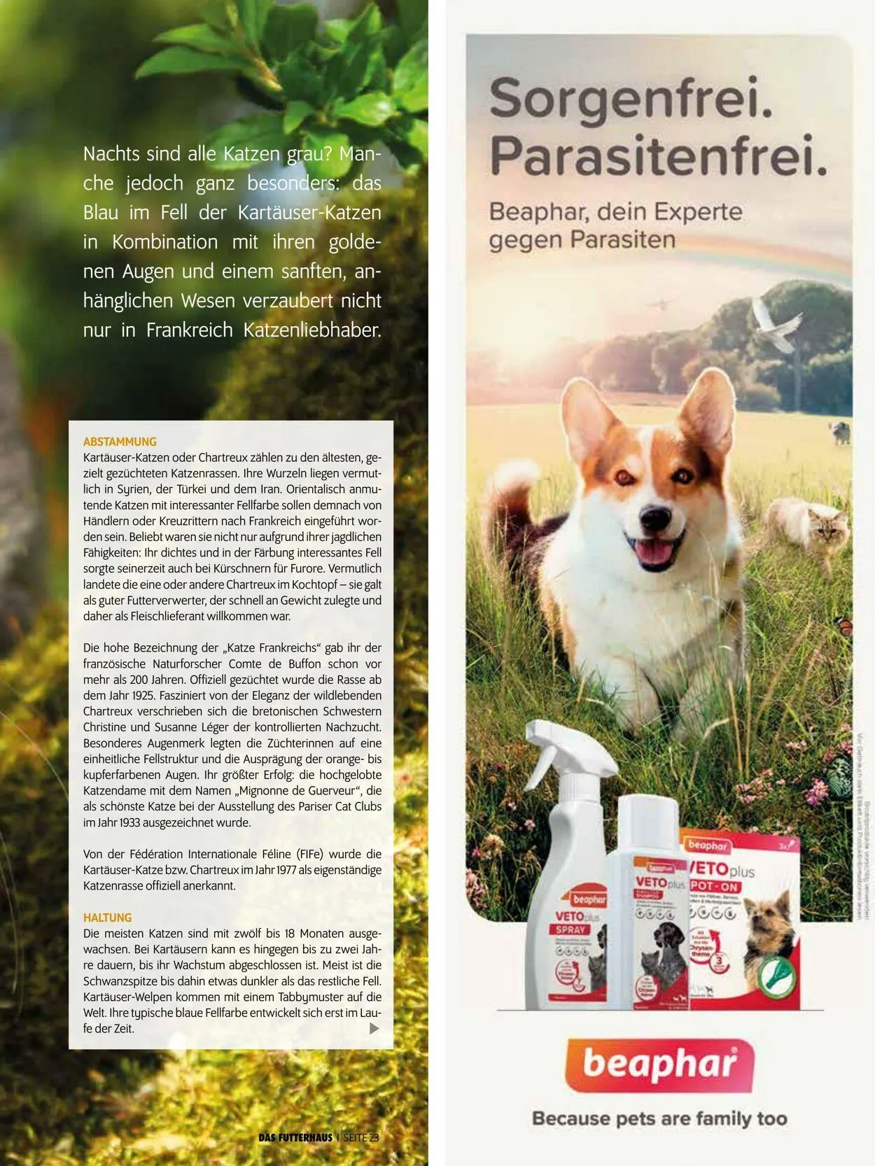 Futterhaus Aktueller Prospekt von 1. Juni bis 30. Juni 2025 - Prospekt seite 23