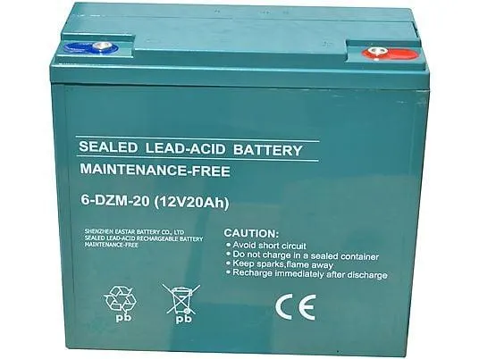 ECO ENGEL Akku 6-DZM-20 12V 20Ah - passend für Elektromobile Blei-Gel Akku, 12 Volt