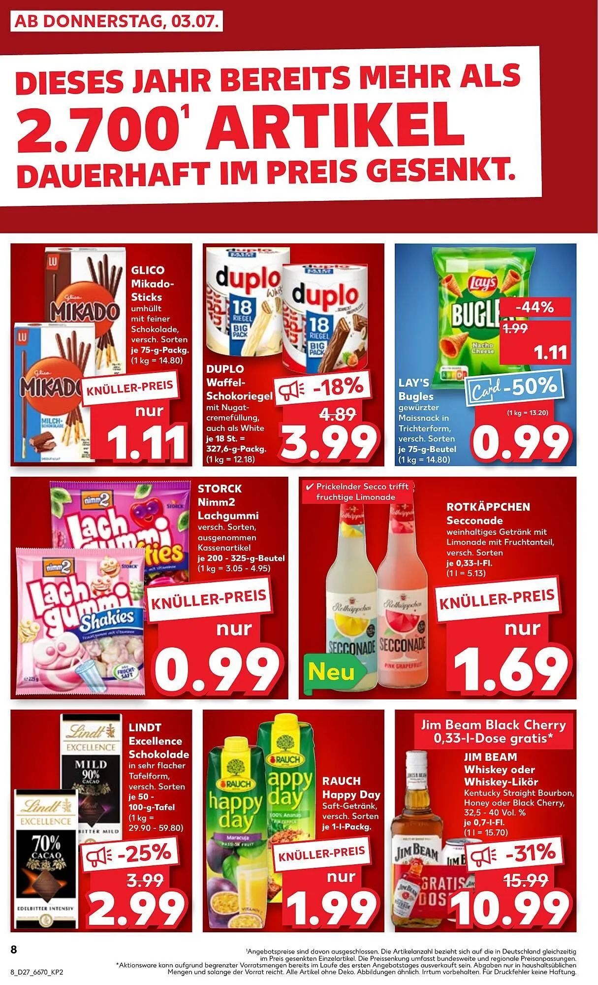 Kaufland Prospekt von 3. Juli bis 9. Juli 2025 - Prospekt seite 8