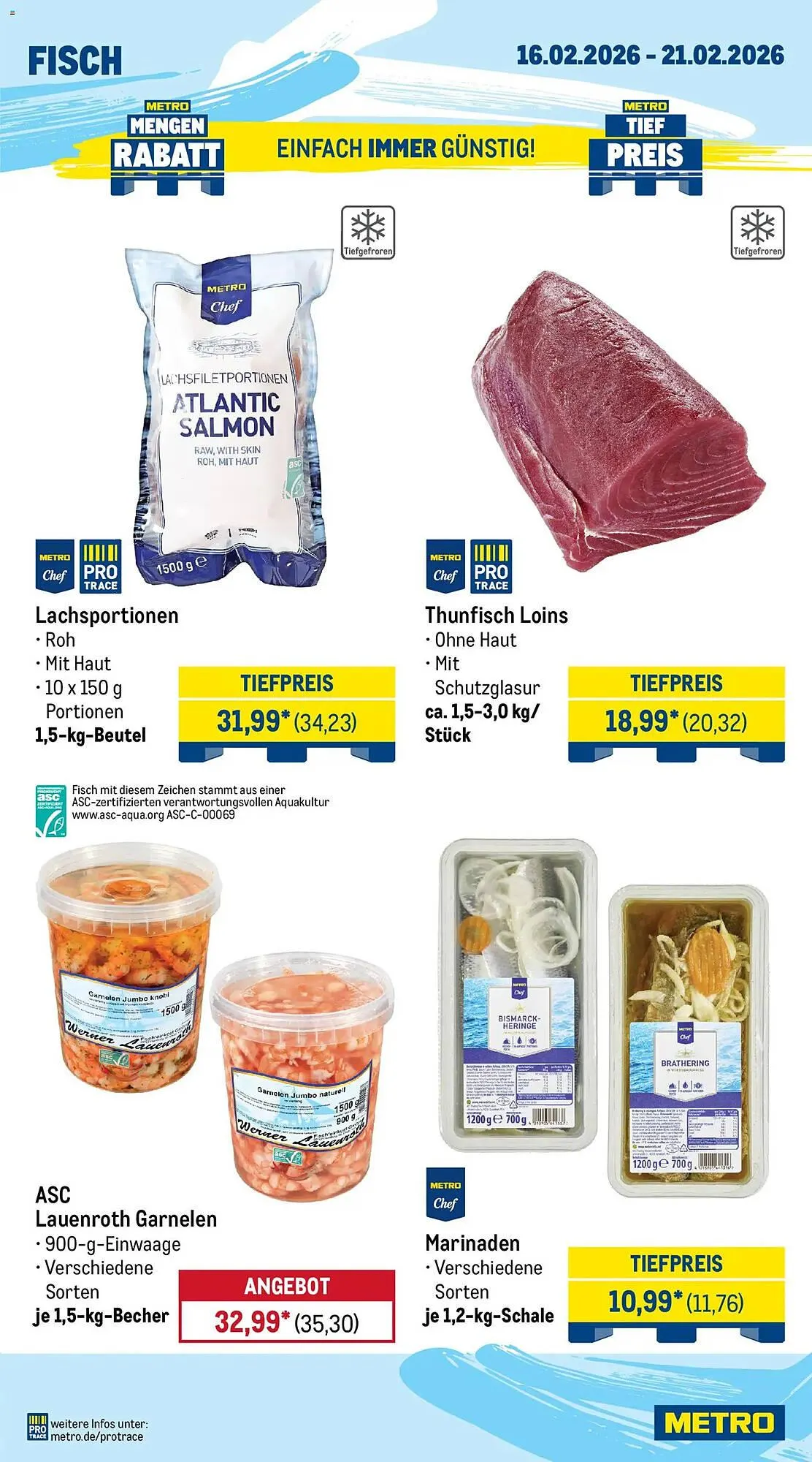 METRO Prospekt von 16. Februar bis 21. Februar 2026 - Prospekt seite 7