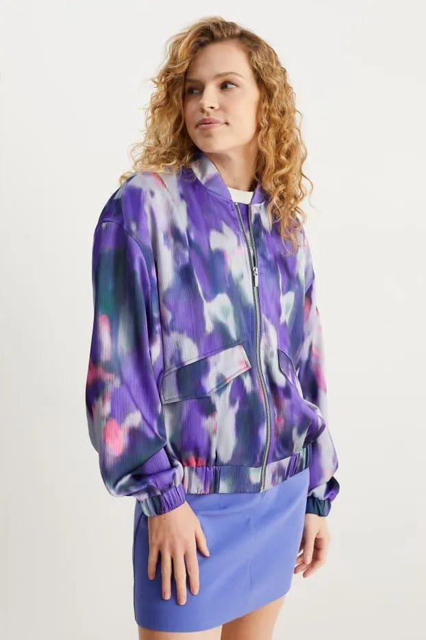 Bomber jacket - patterned