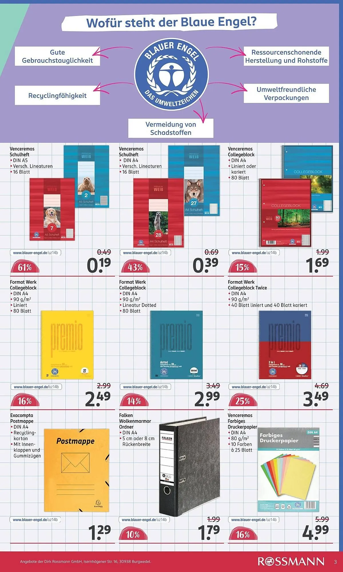 Rossmann Prospekt von 30. Juni bis 26. August 2025 - Prospekt seite 3