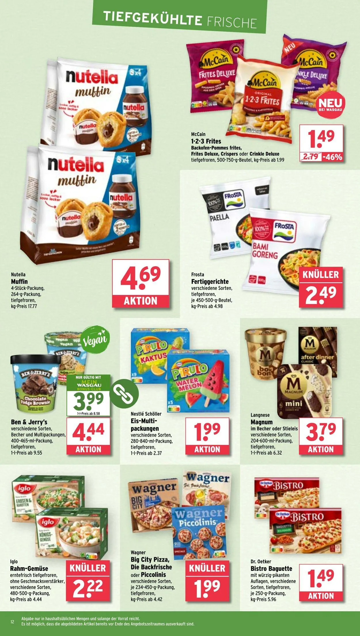 Wasgau von 16. Juni bis 21. Juni 2025 - Prospekt seite 12