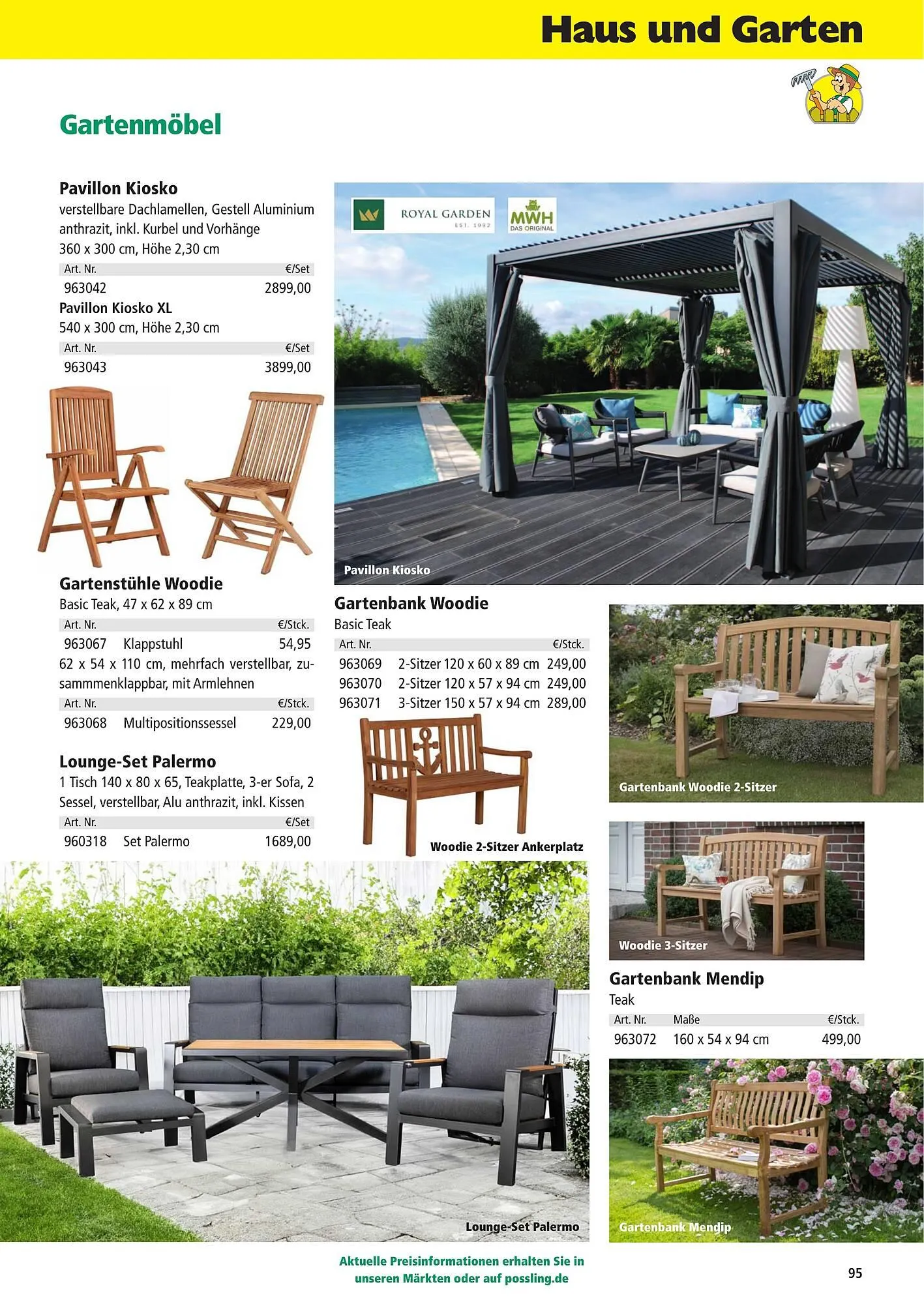 Holz Possling Prospekt von 1. April bis 31. Juli 2026 - Prospekt seite 95