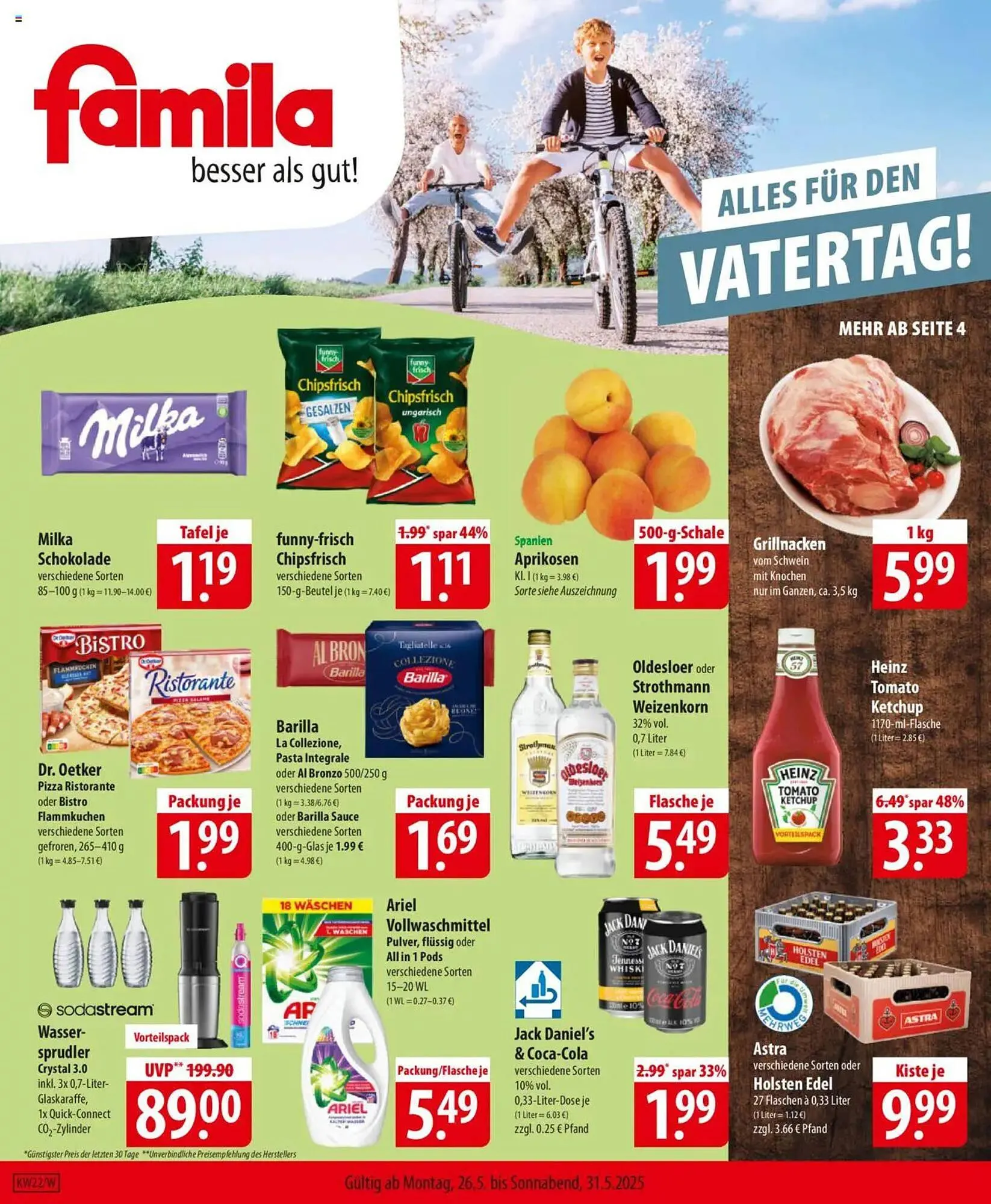 Famila Nord Ost Prospekt von 26. Mai bis 31. Mai 2025 - Prospekt seite 1