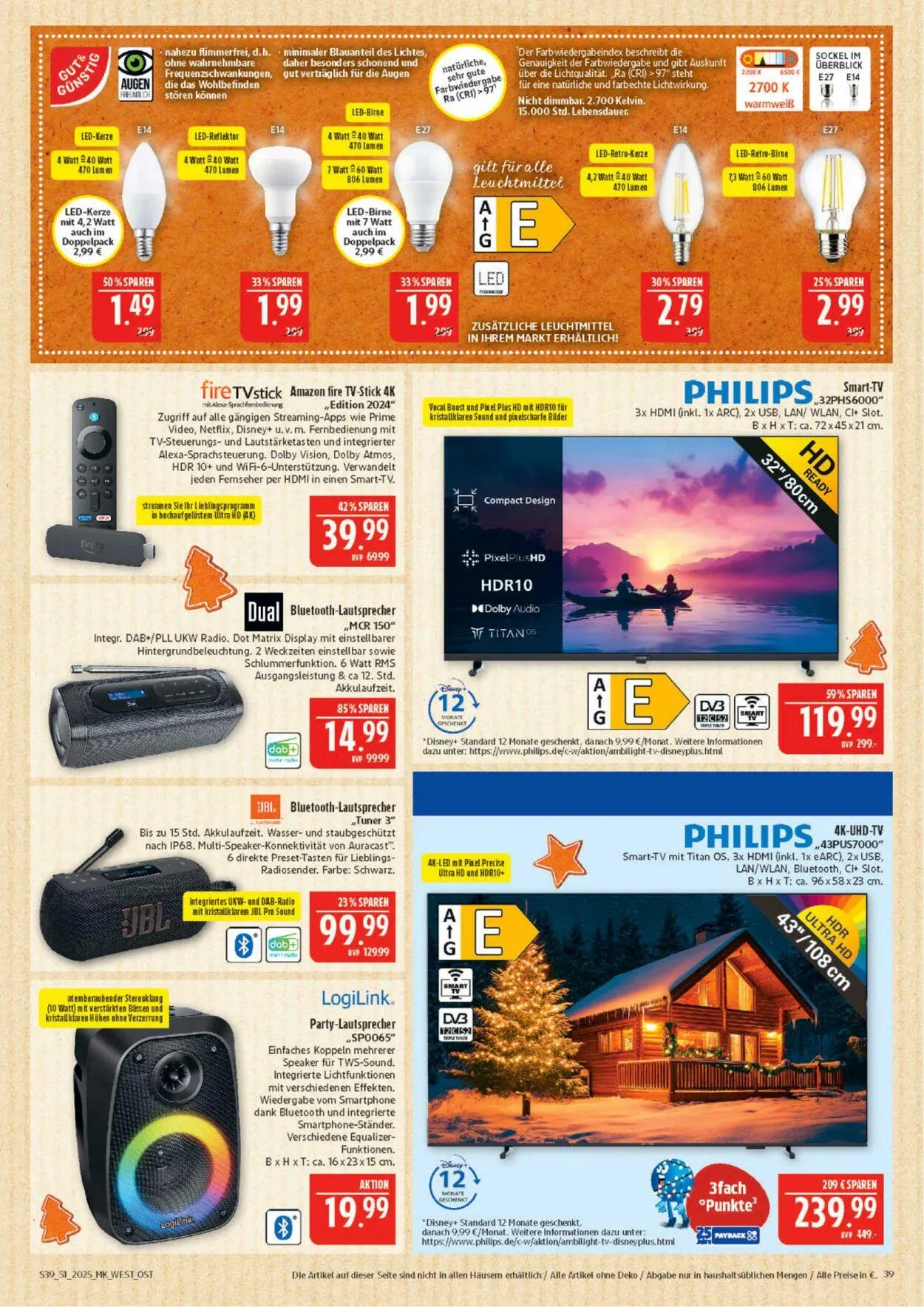 Marktkauf - Nürnberg-Thon Aktueller Prospekt von 15. Dezember bis 20. Dezember 2025 - Prospekt seite 39