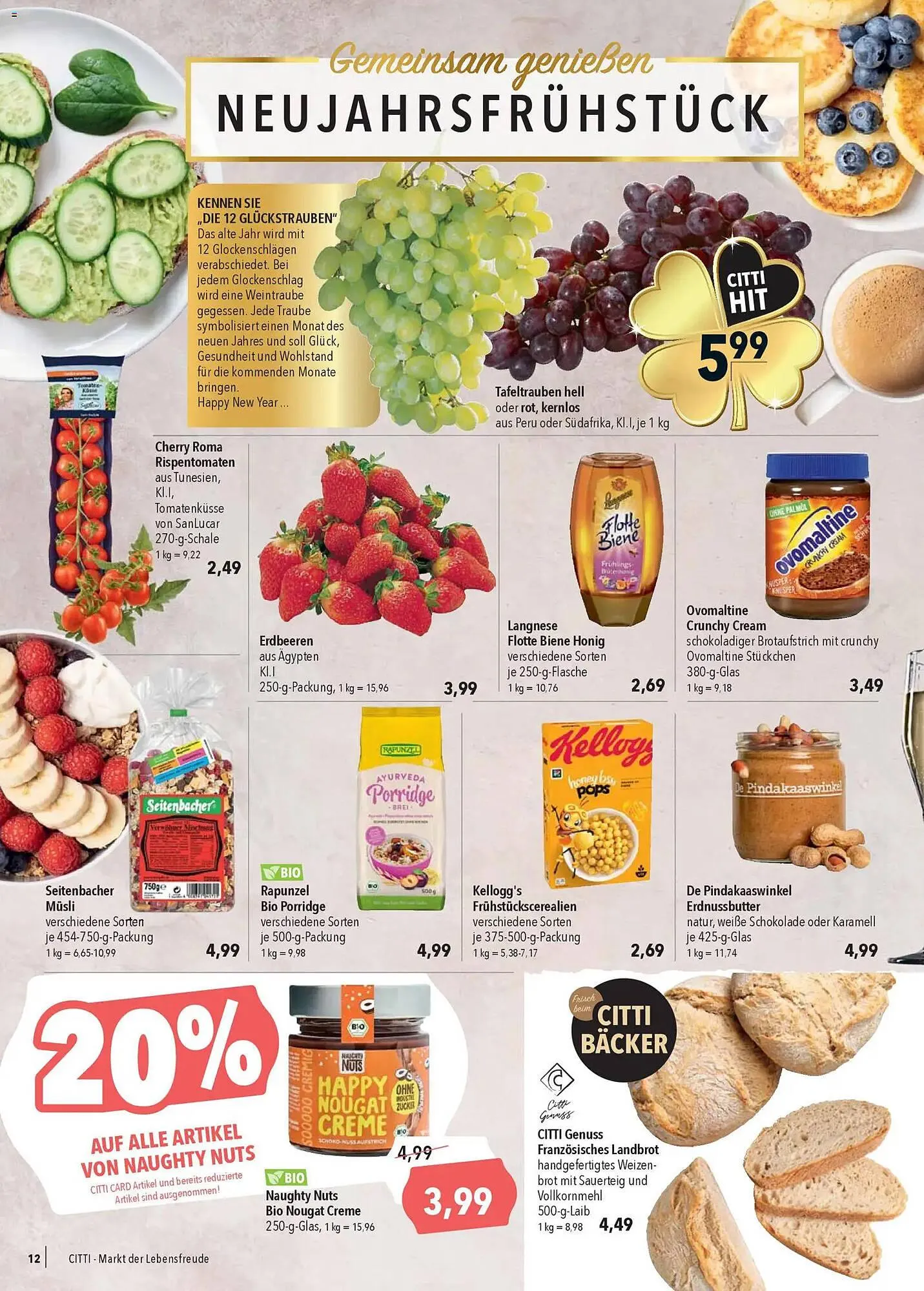 CITTI Markt Prospekt von 27. Dezember bis 31. Dezember 2025 - Prospekt seite 12