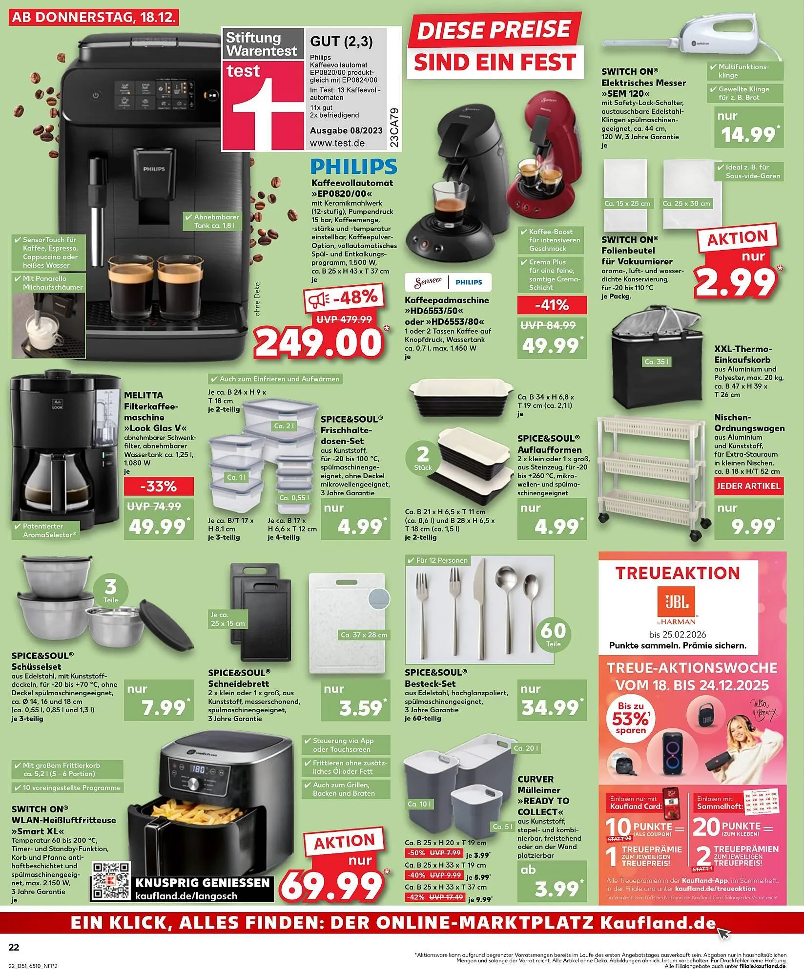 Kaufland Prospekt von 18. Dezember bis 24. Dezember 2025 - Prospekt seite 22