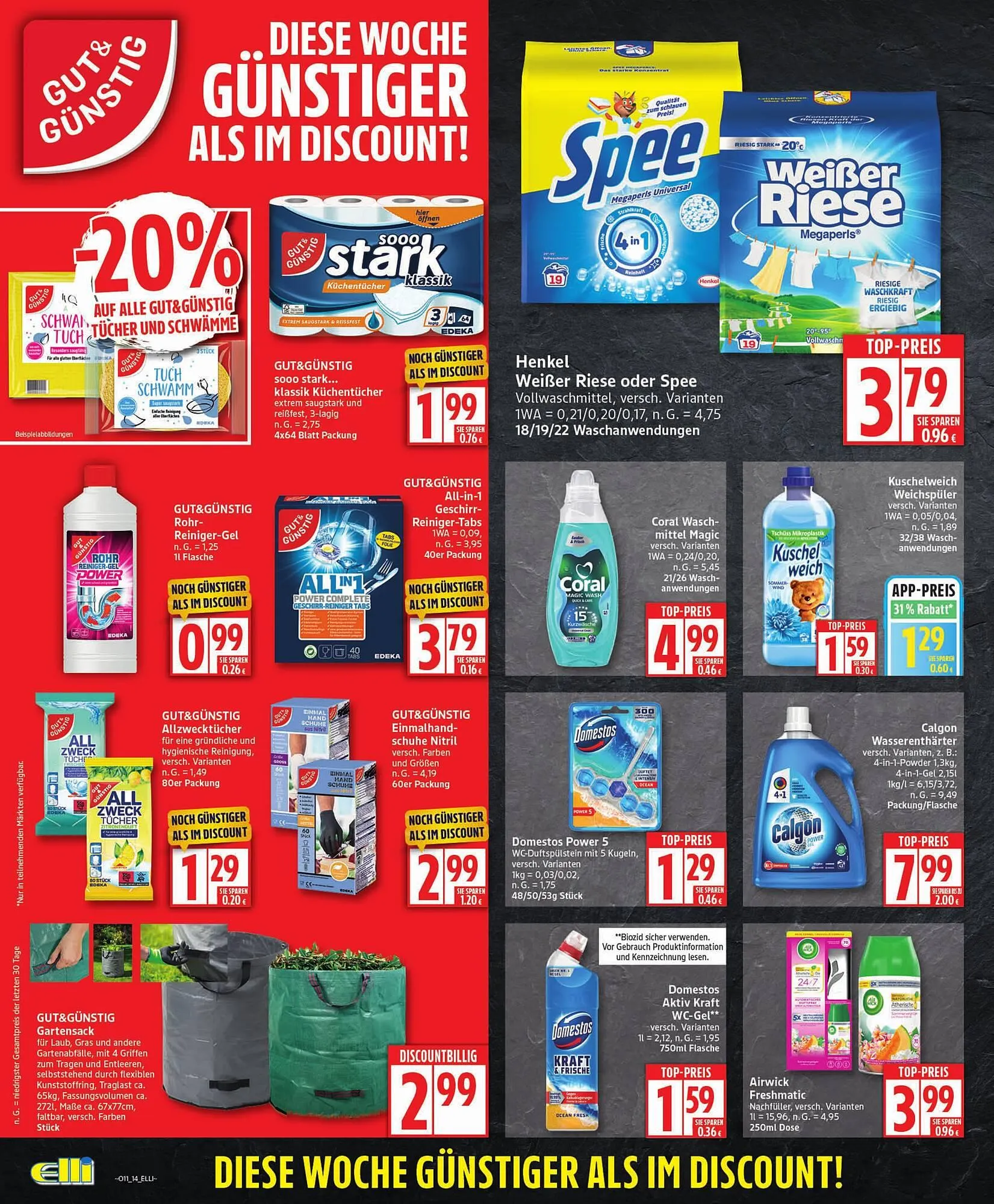 Elli Markt Prospekt von 9. März bis 14. März 2026 - Prospekt seite 14