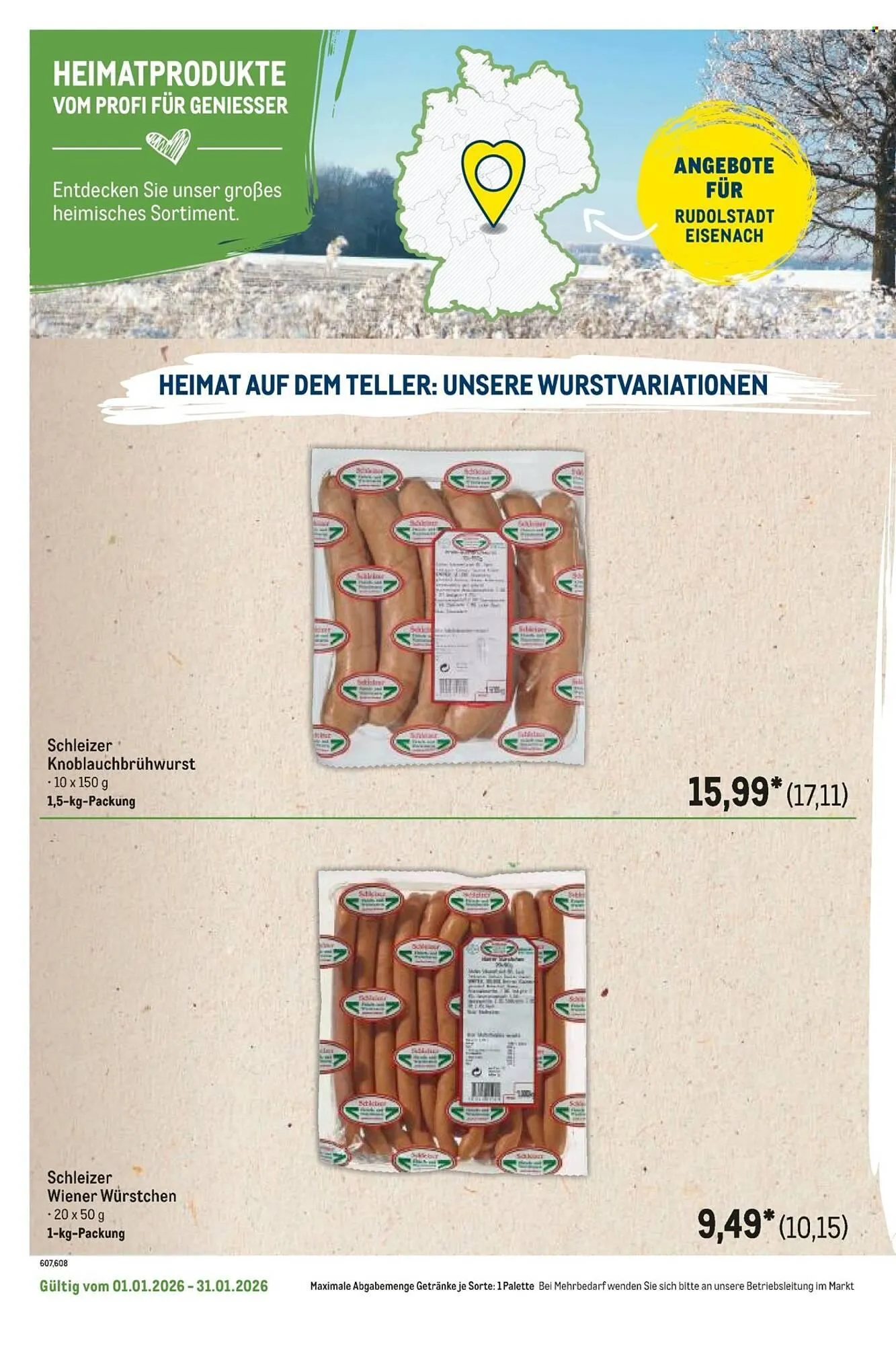 METRO Prospekt von 1. Januar bis 31. Januar 2026 - Prospekt seite 102